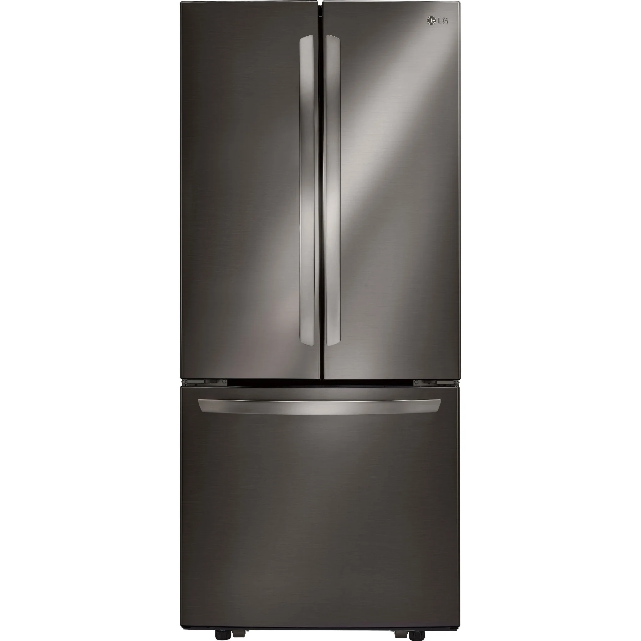 LG French Door Fridge (LRFNS2200D) - Black Stainless