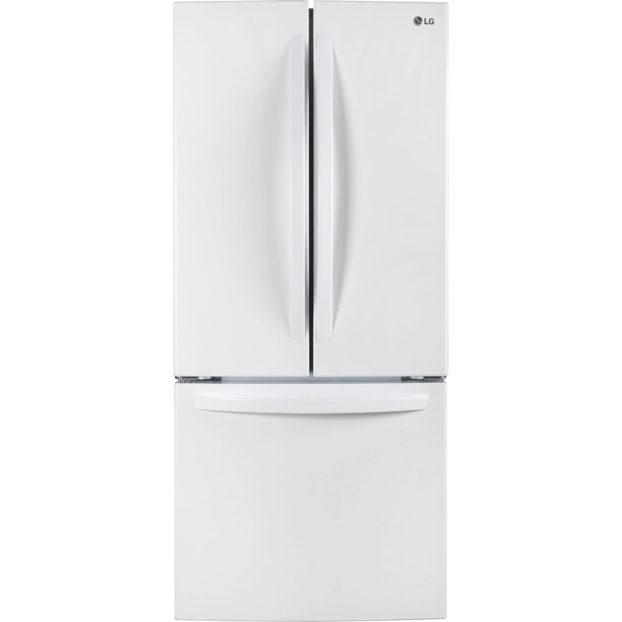 LG French Door Fridge (LRFNS2200W) - White
