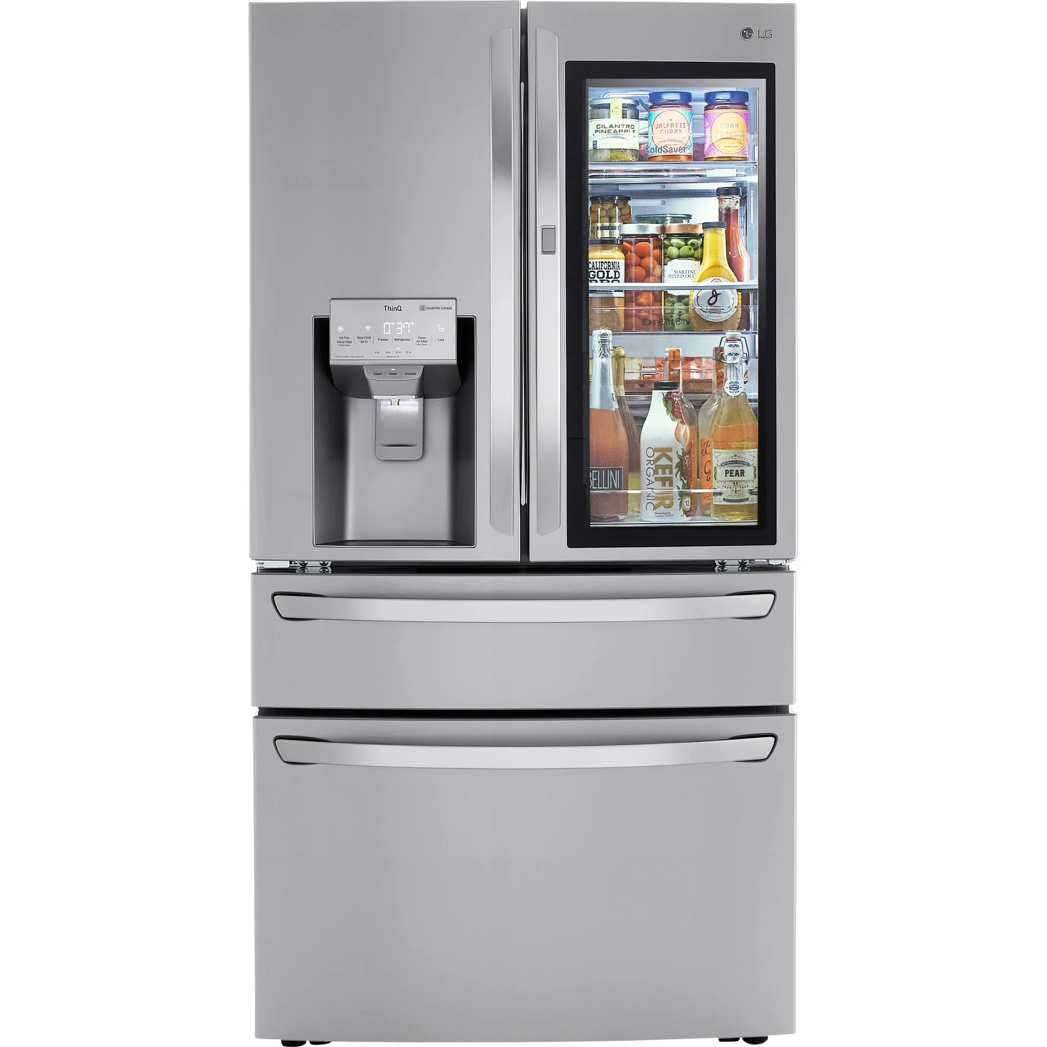 LG French Door Fridge (LRMVC2306S) - Stainless Steel - Image 2