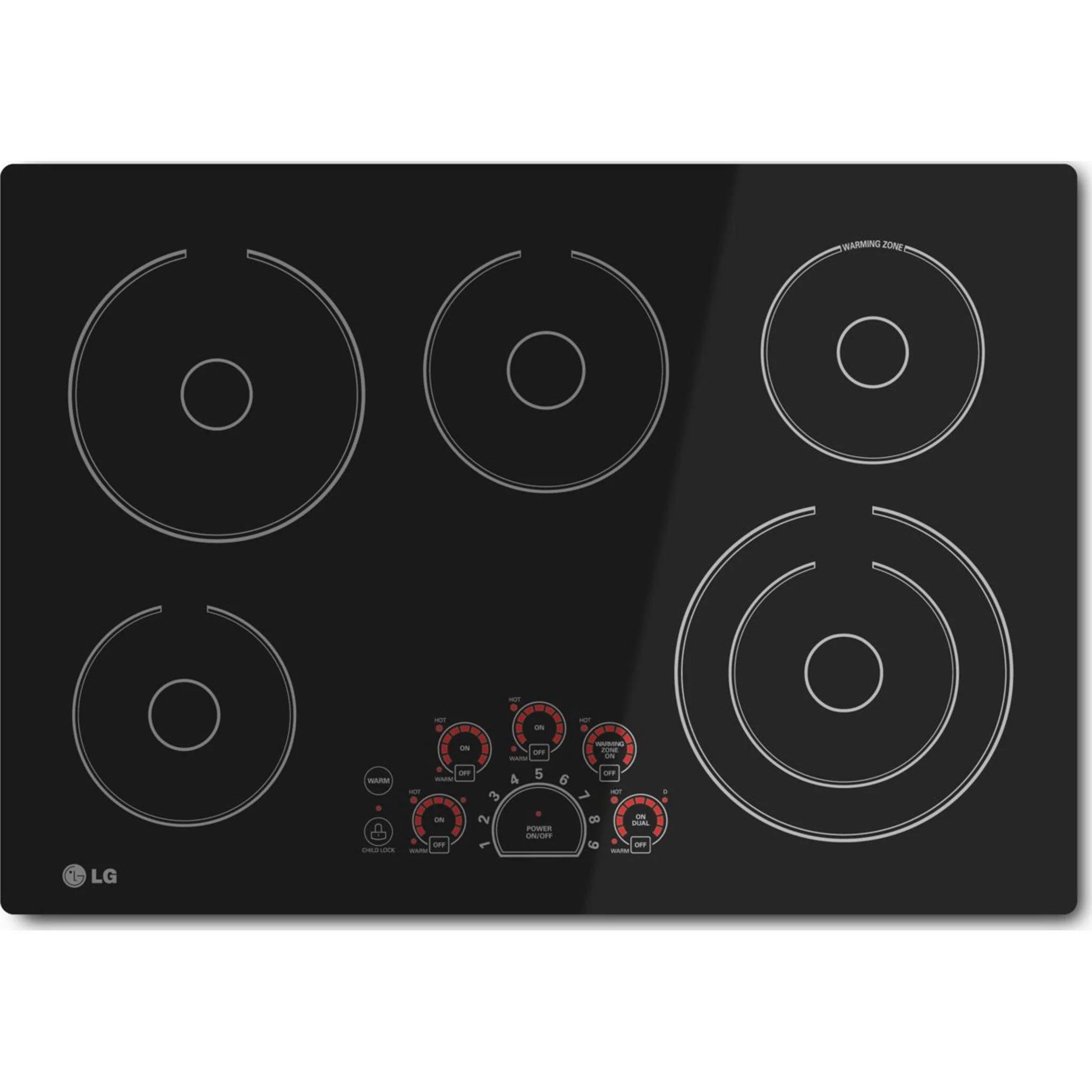 LG 30" Electric Cooktop - Black (LCE3010SB)