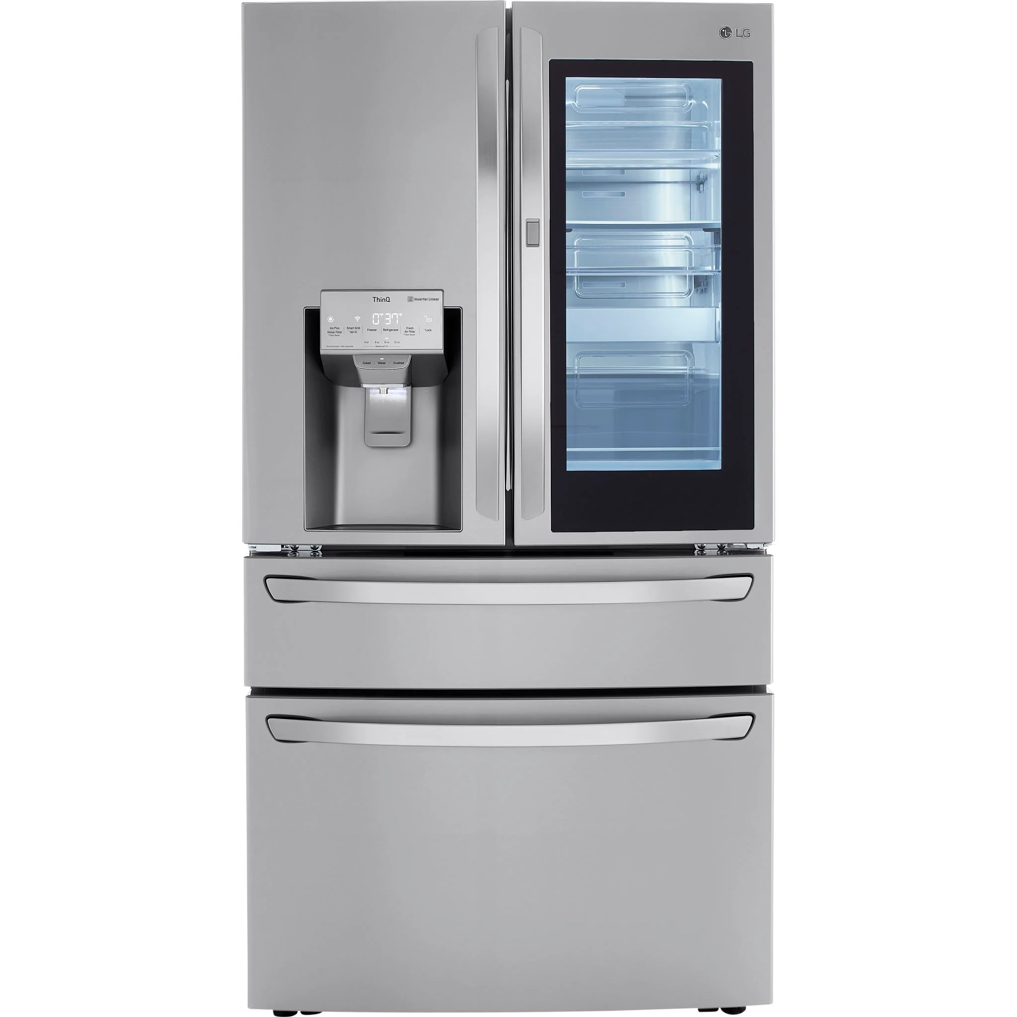 LG French Door Fridge (LRMVS3006S) - Stainless Steel - Image 2