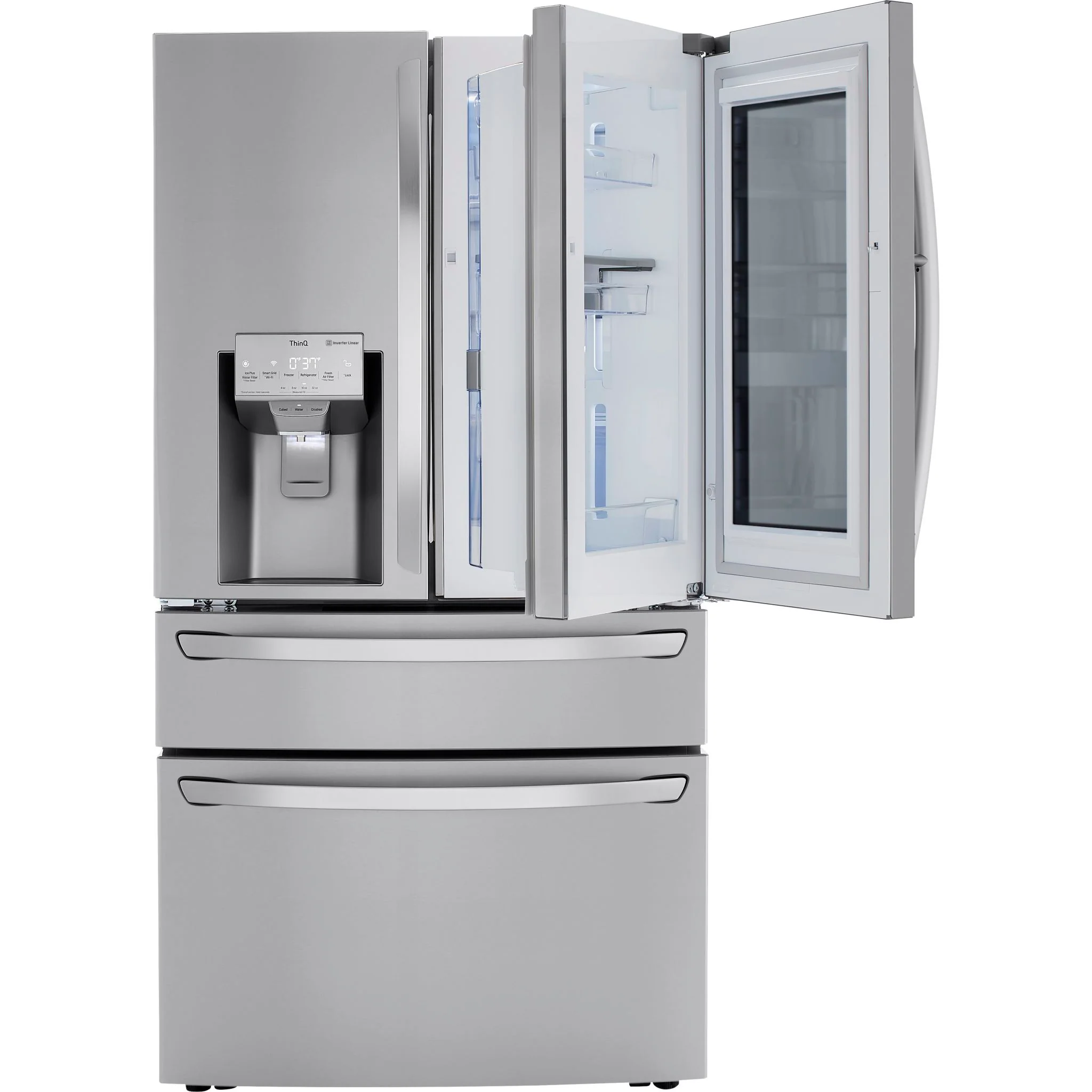 LG French Door Fridge (LRMVS3006S) - Stainless Steel - Image 6