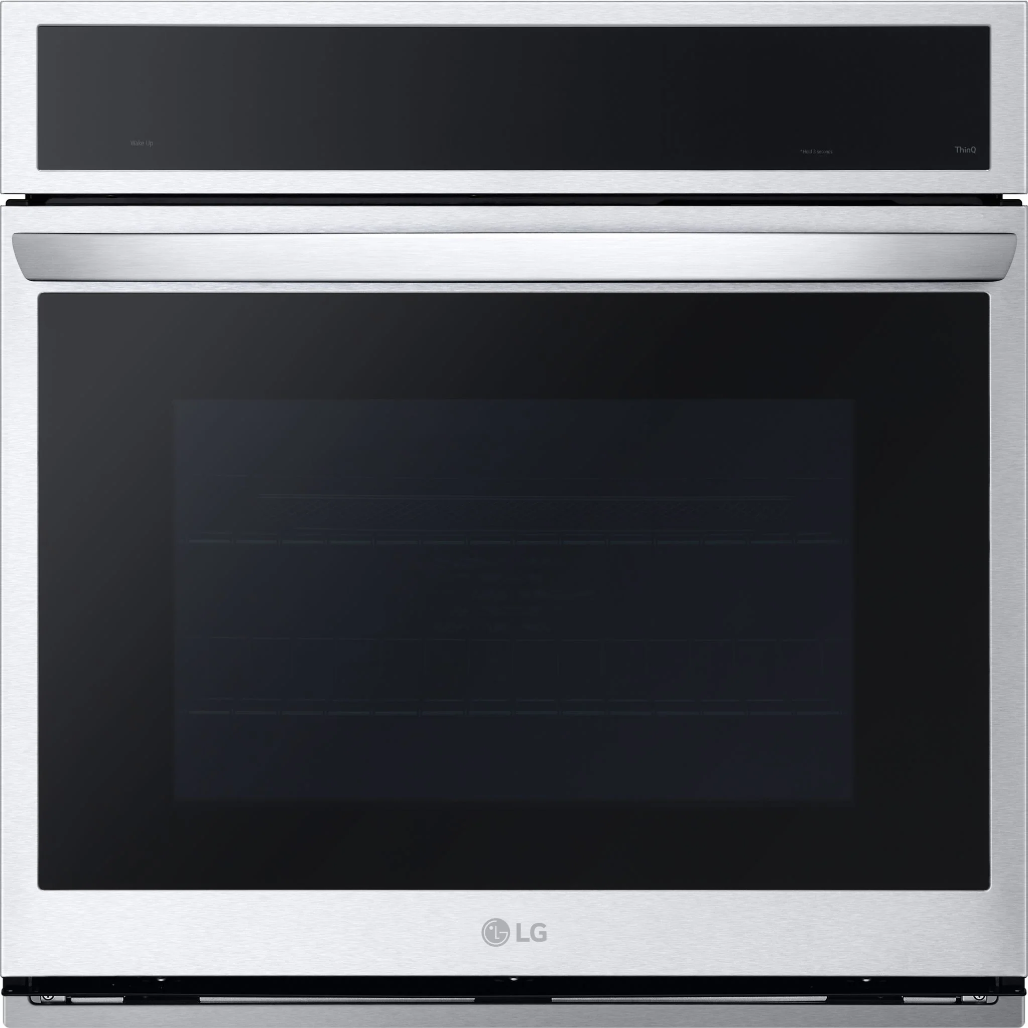 LG 4.7 cu. ft. Smart Wall Oven with InstaView®, True Convection, Air Fry, and Steam Sous Vide - Stainless (WSEP4727F)
