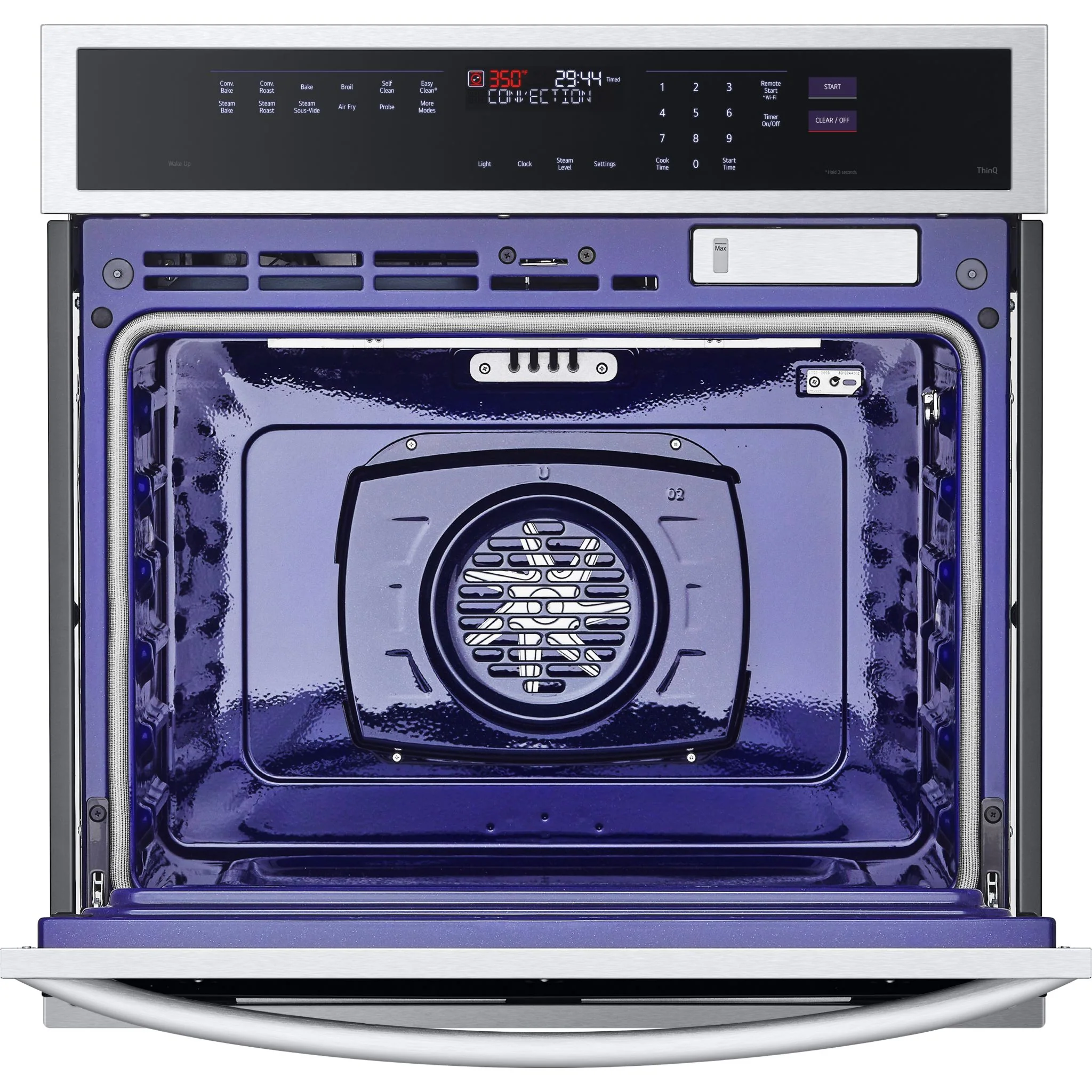 LG 4.7 cu. ft. Smart Wall Oven with InstaView®, True Convection, Air Fry, and Steam Sous Vide - Stainless (WSEP4727F) - Image 14