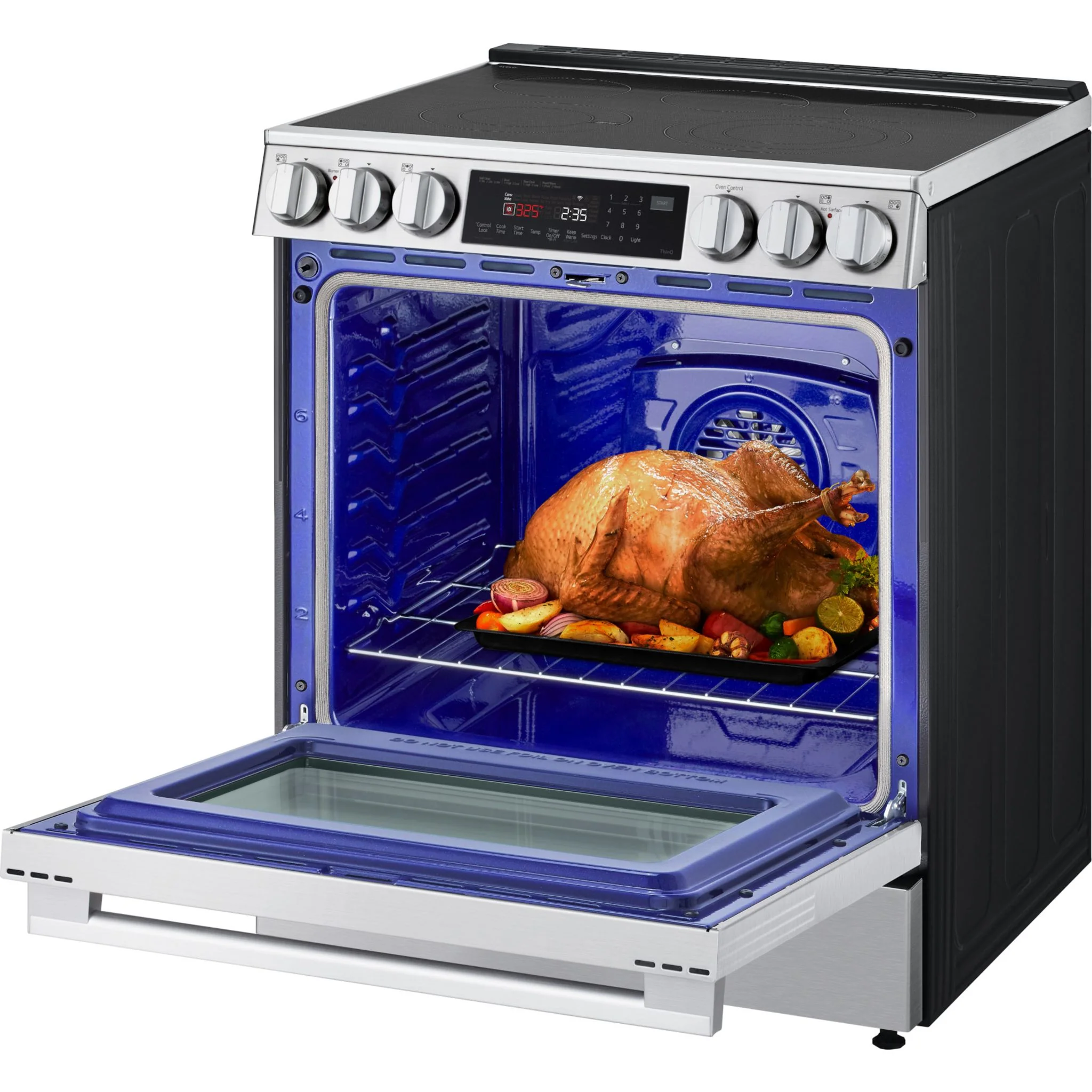 LG 30" Electric Range (LSEL6335XE) - PrintProof™ Stainless Steel - Image 7