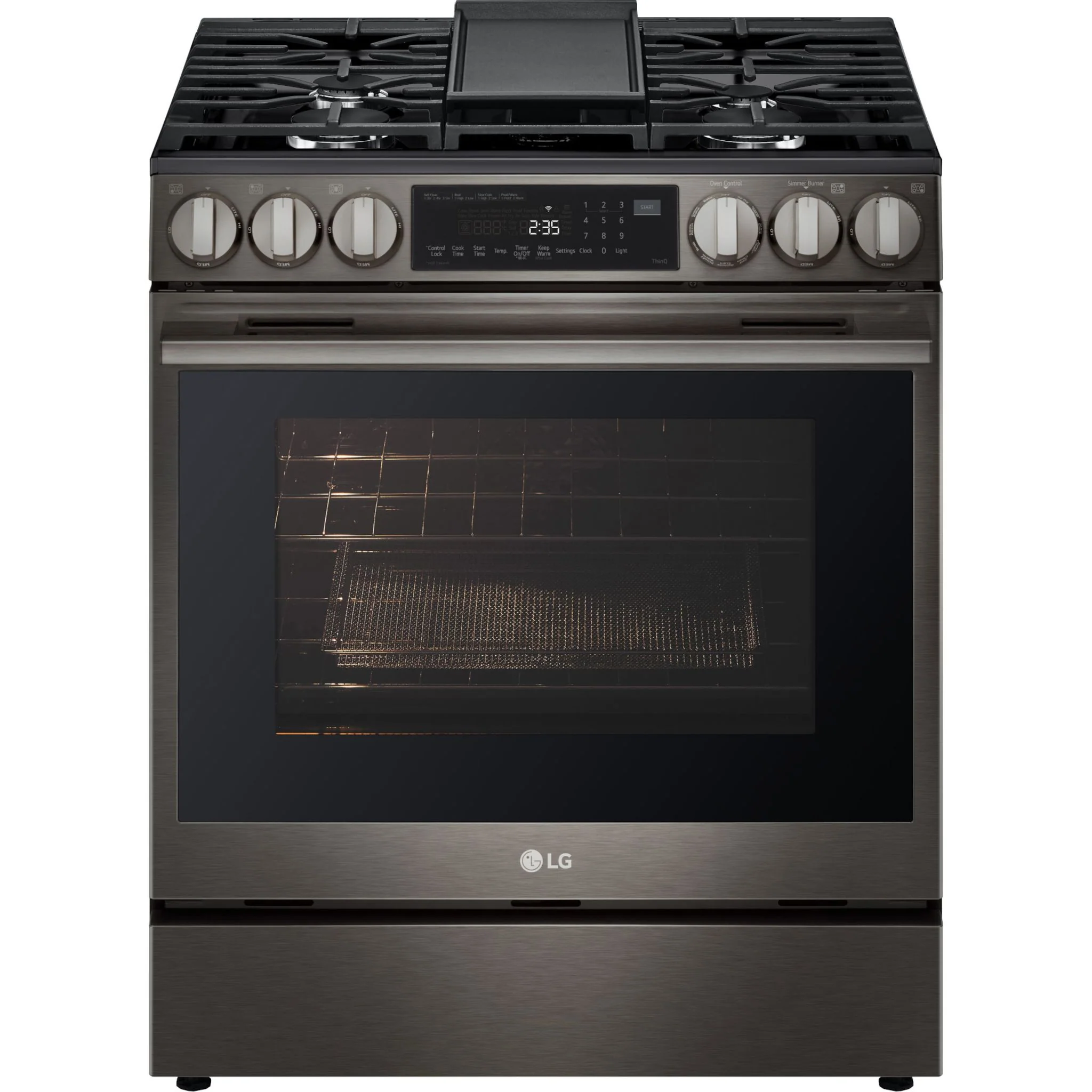 LG 30" Gas Range (LSGL6335Z) - Black Stainless Steel