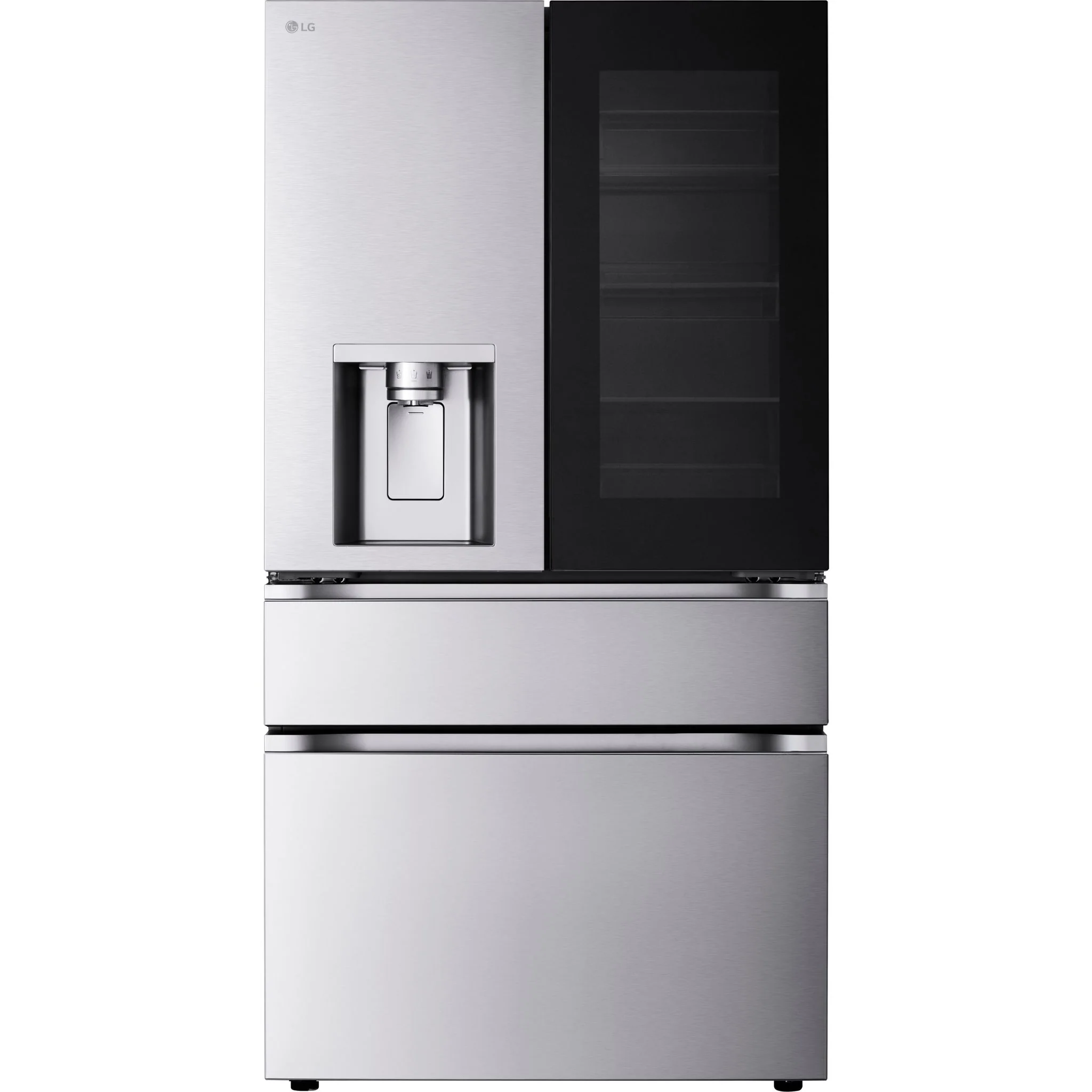 LG 29 cu. ft. French 4-Door InstaView® Door-in-Door® Standard-Depth MAX™ Refrigerator with MyColor - Stainless (LF29S8365S)