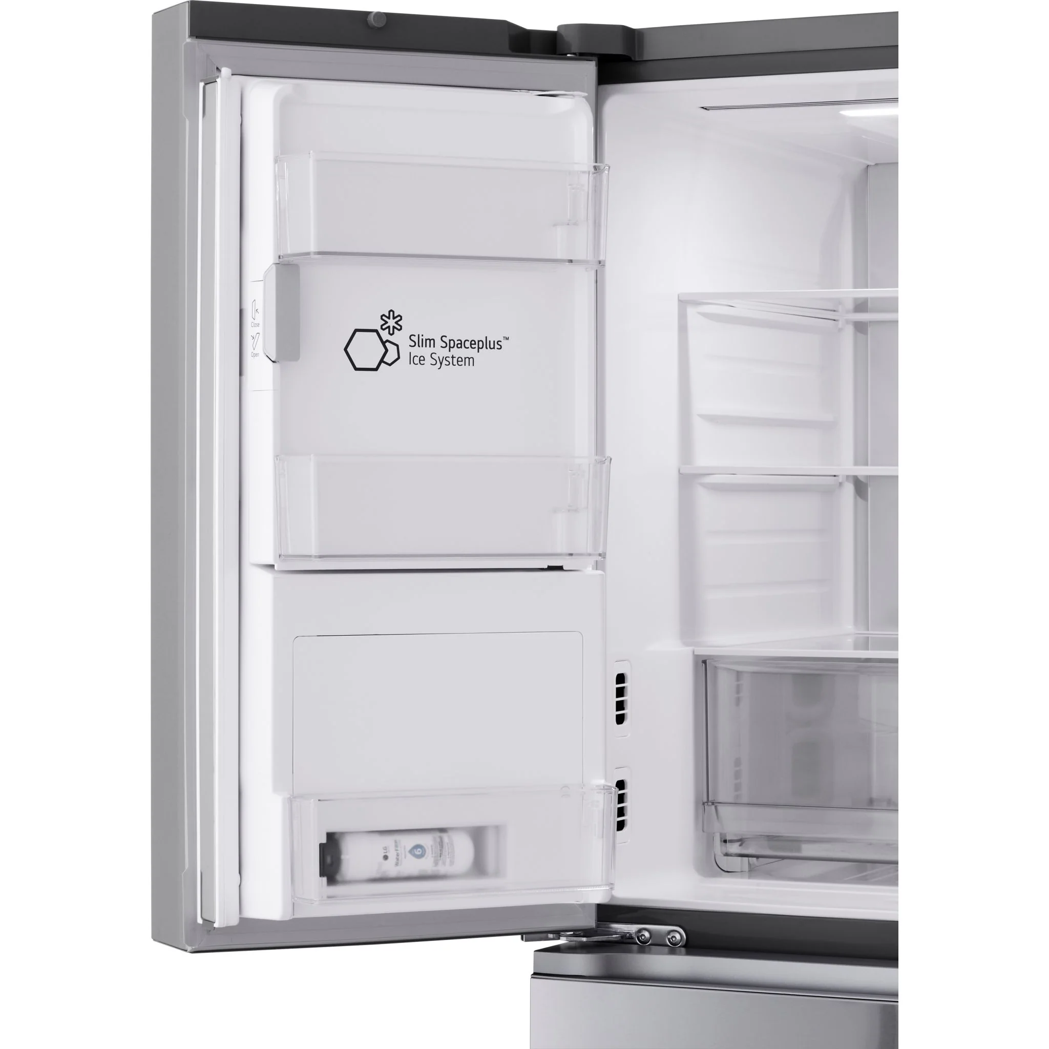LG 29 cu. ft. French 4-Door InstaView® Door-in-Door® Standard-Depth MAX™ Refrigerator with MyColor - Stainless (LF29S8365S) - Image 9