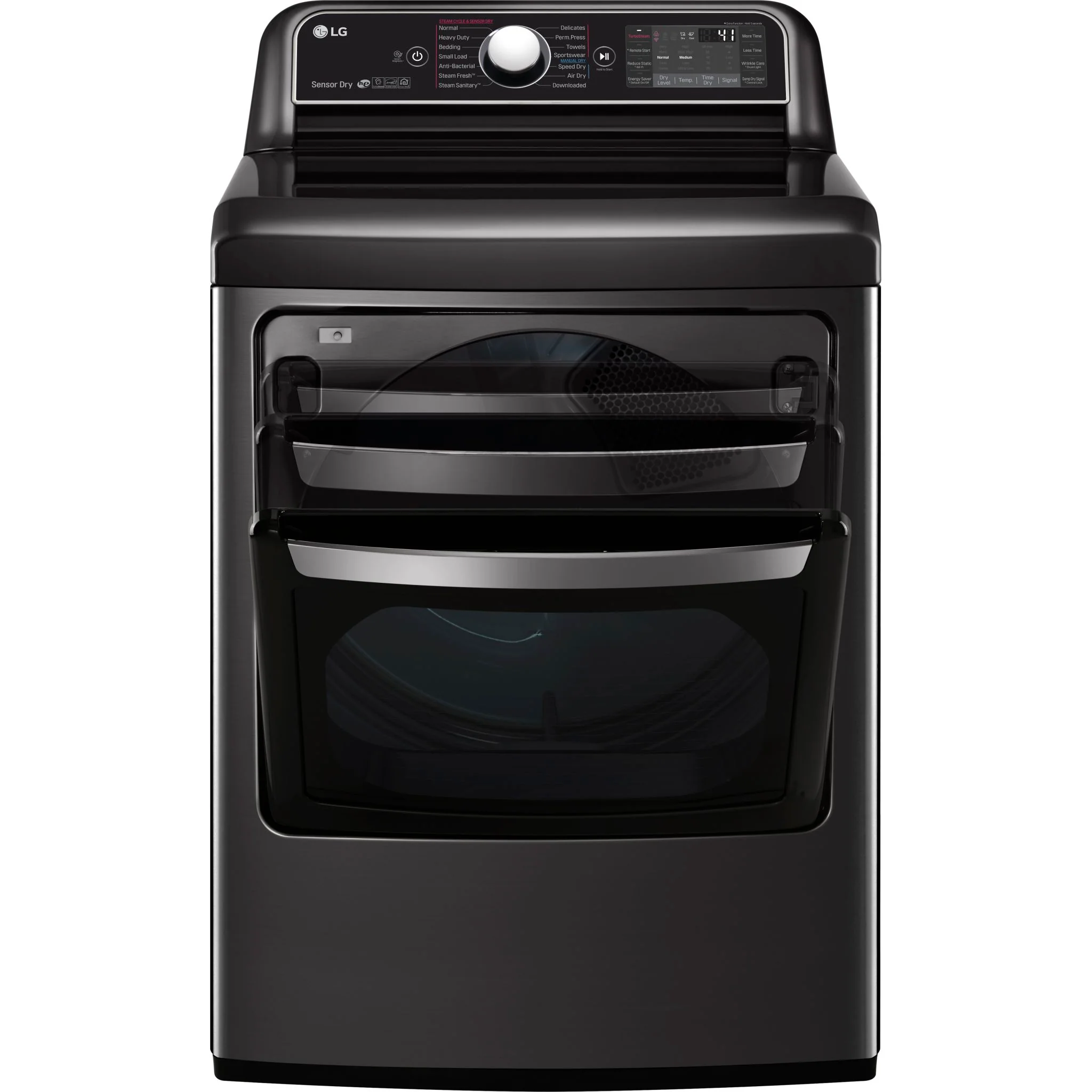 LG Dryer (DLEX7900BE) - Black Steel - Image 3