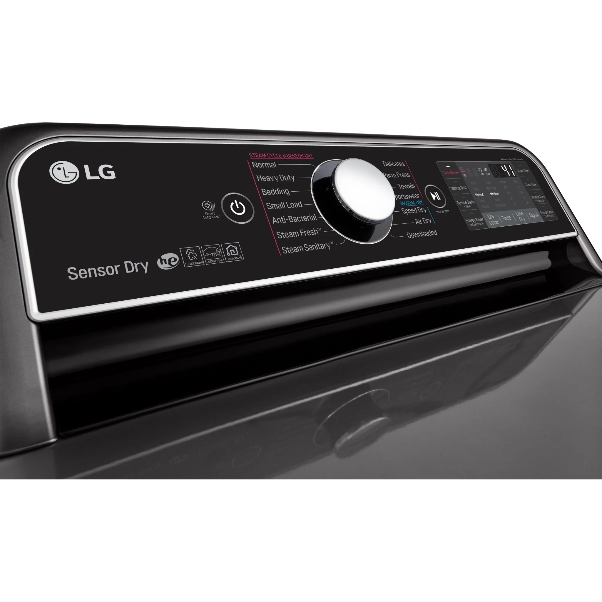 LG Dryer (DLEX7900BE) - Black Steel - Image 5