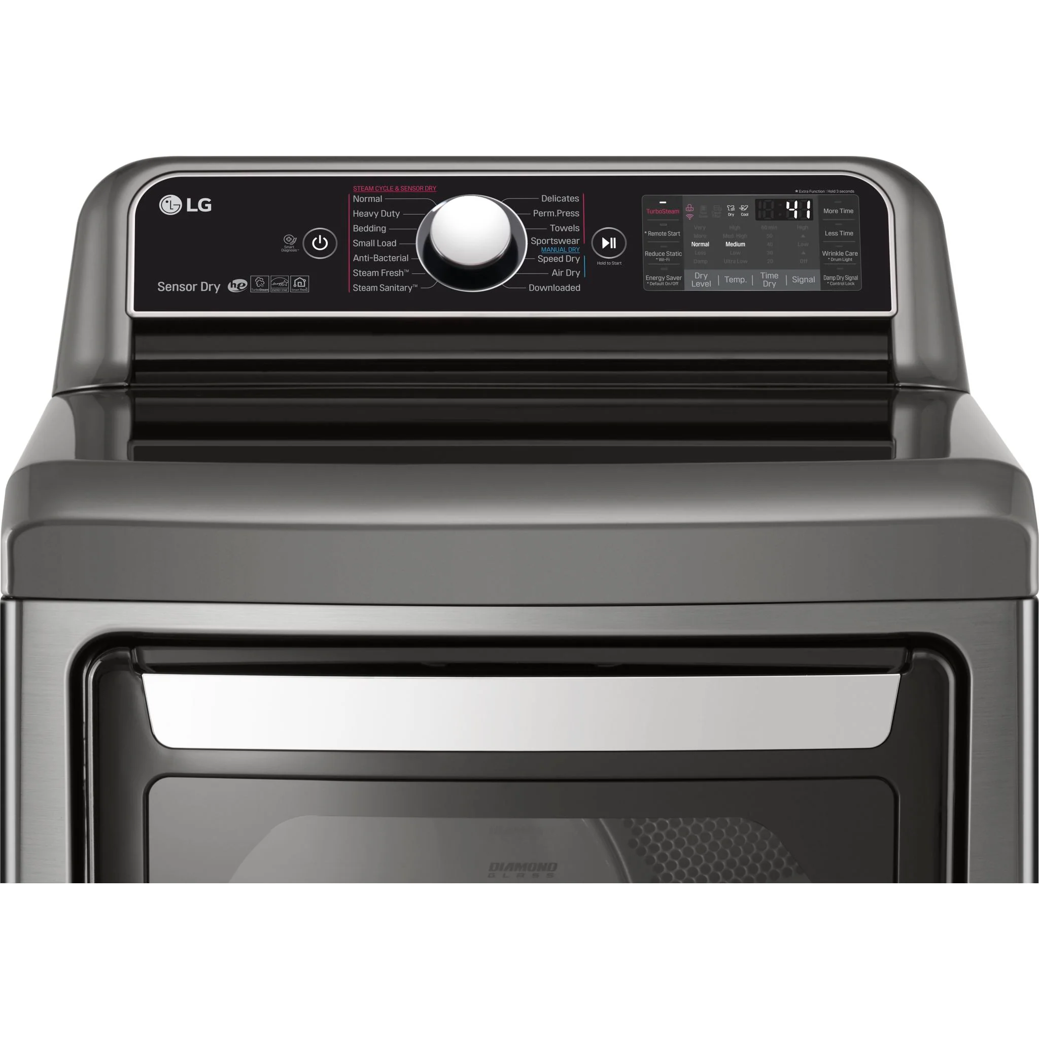 LG Dryer (DLEX7900VE) - Graphite Steel - Image 4