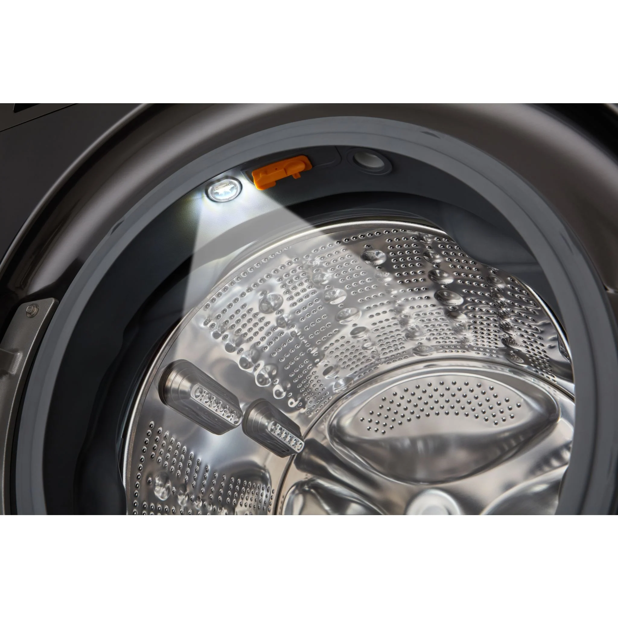 LG 5.7 cu.ft All-in-One WashComboTM with Heat Pump - Black Steel (WM6998HBA) - Image 9