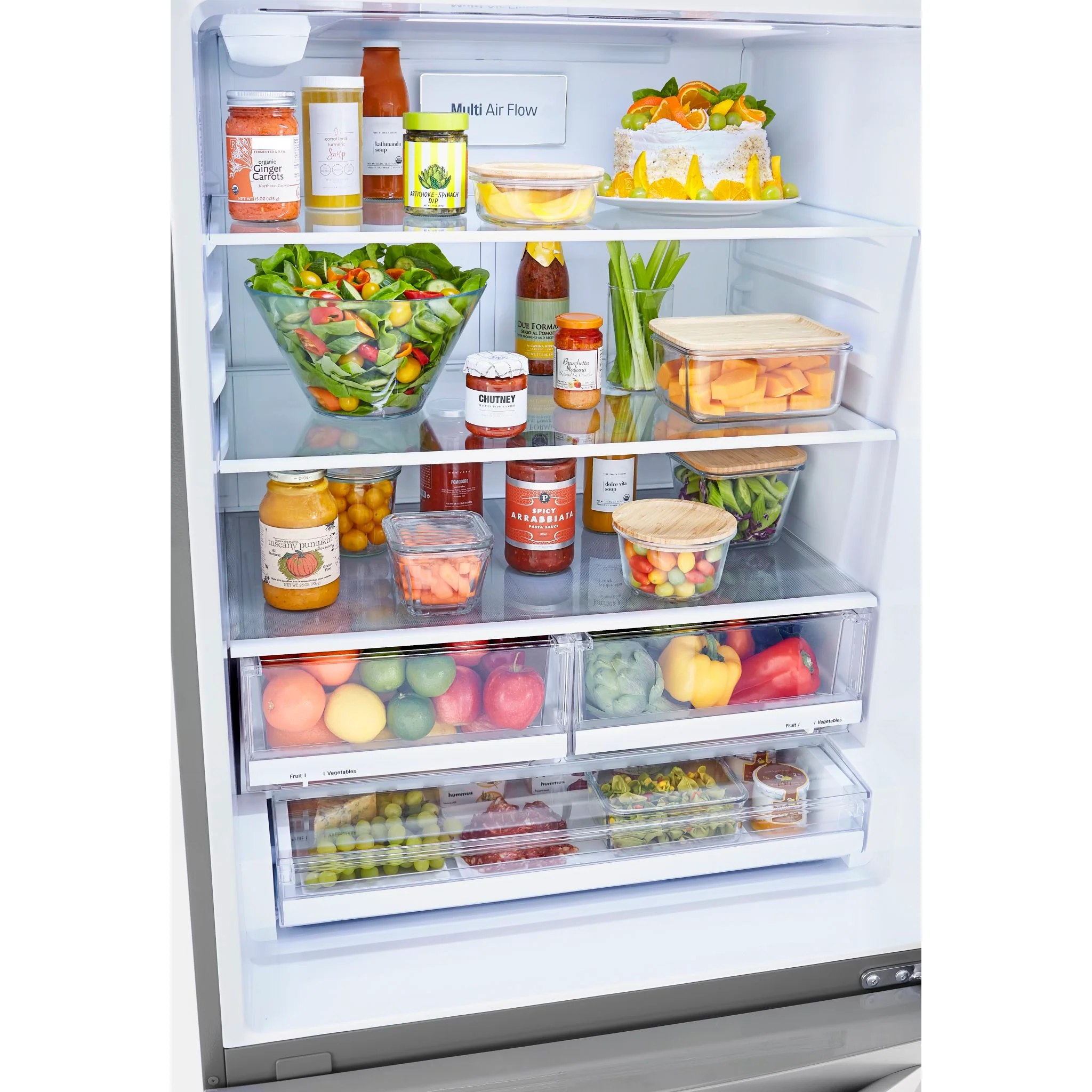 LG Bottom Mount Fridge (LRDCS2603S) - Stainless Steel - Image 15