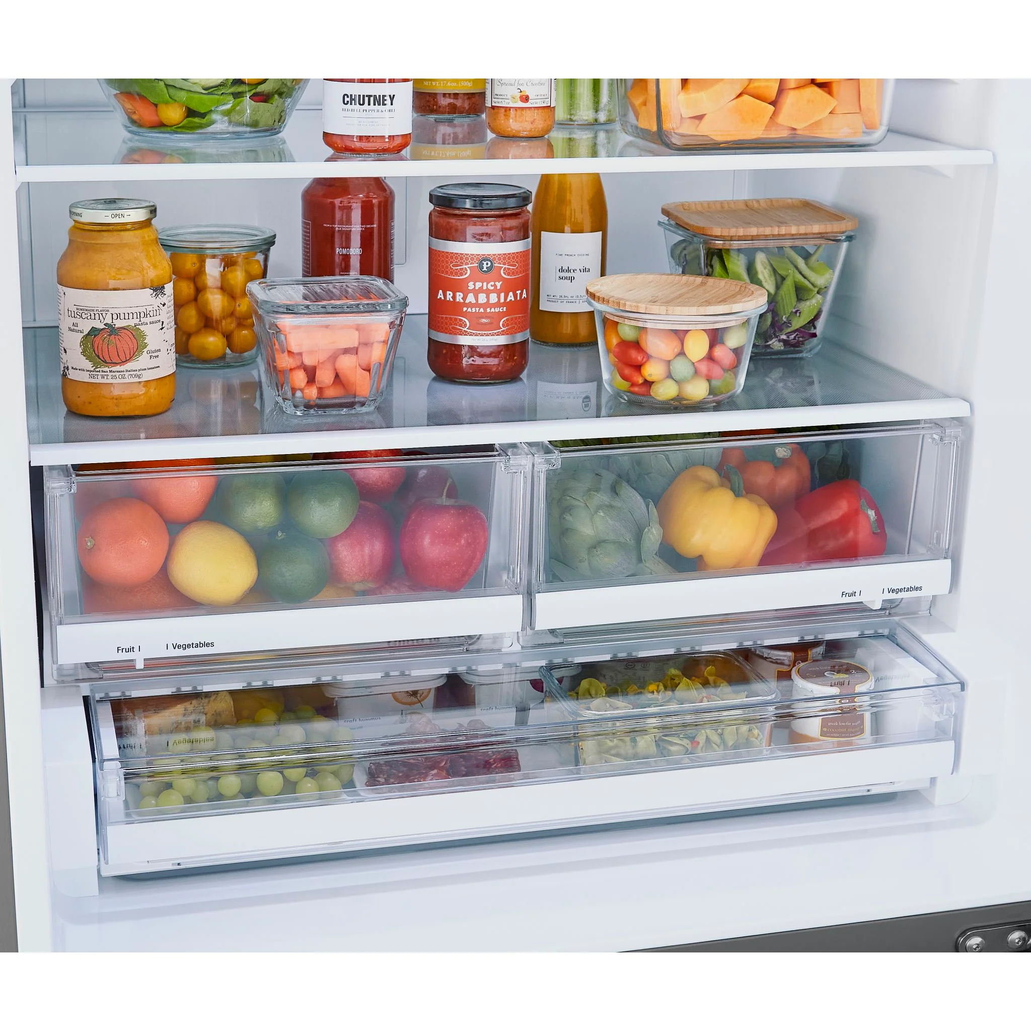 LG Bottom Mount Fridge (LRDCS2603S) - Stainless Steel - Image 16