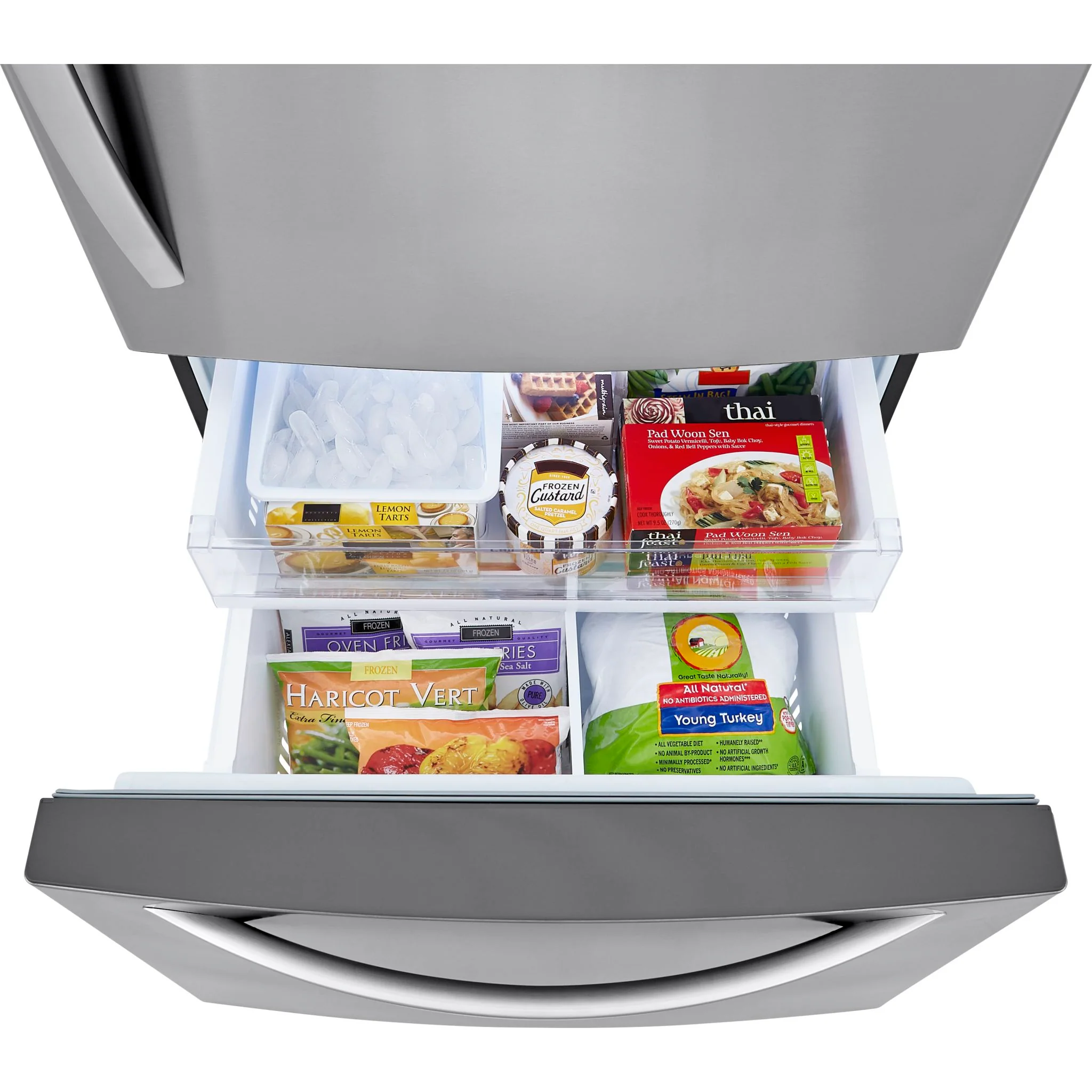 LG Bottom Mount Fridge (LRDCS2603S) - Stainless Steel - Image 25