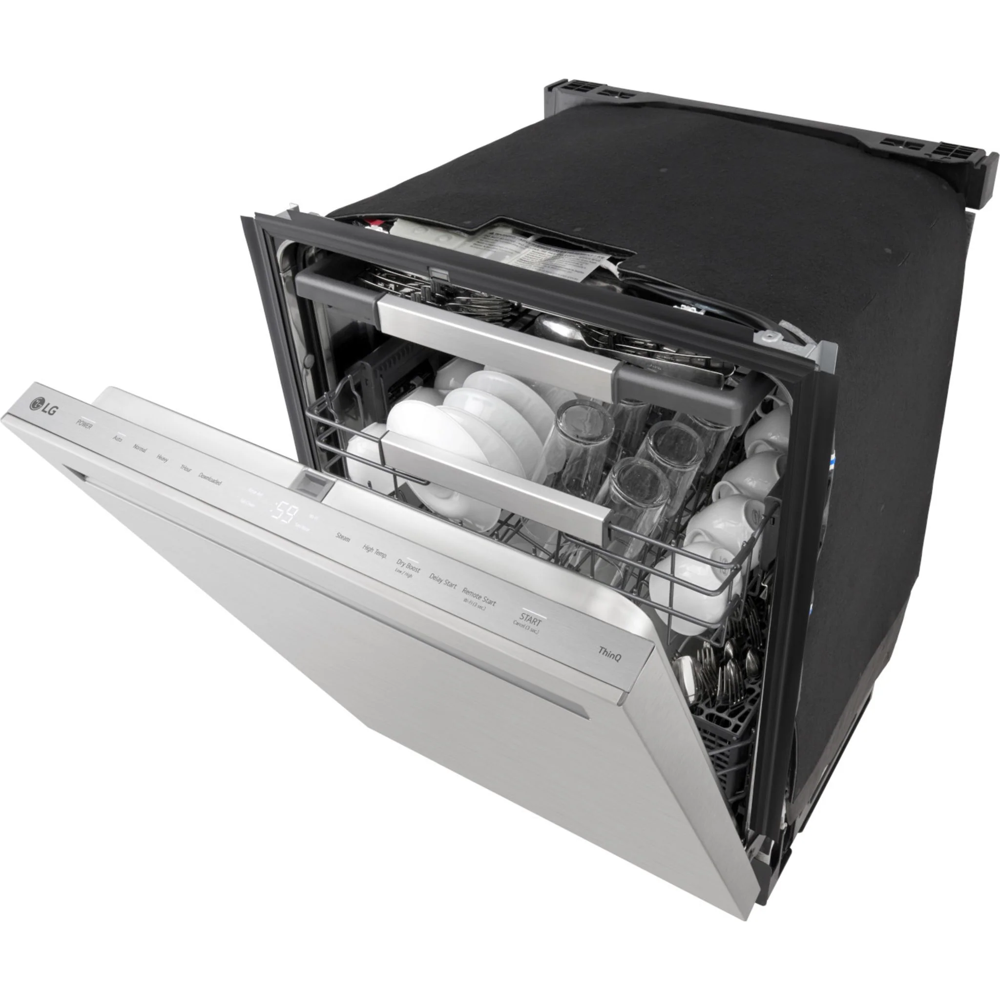 LG FlushFit™ Top Control Dishwasher - Stainless Steel (LDNPM654S) - Image 9