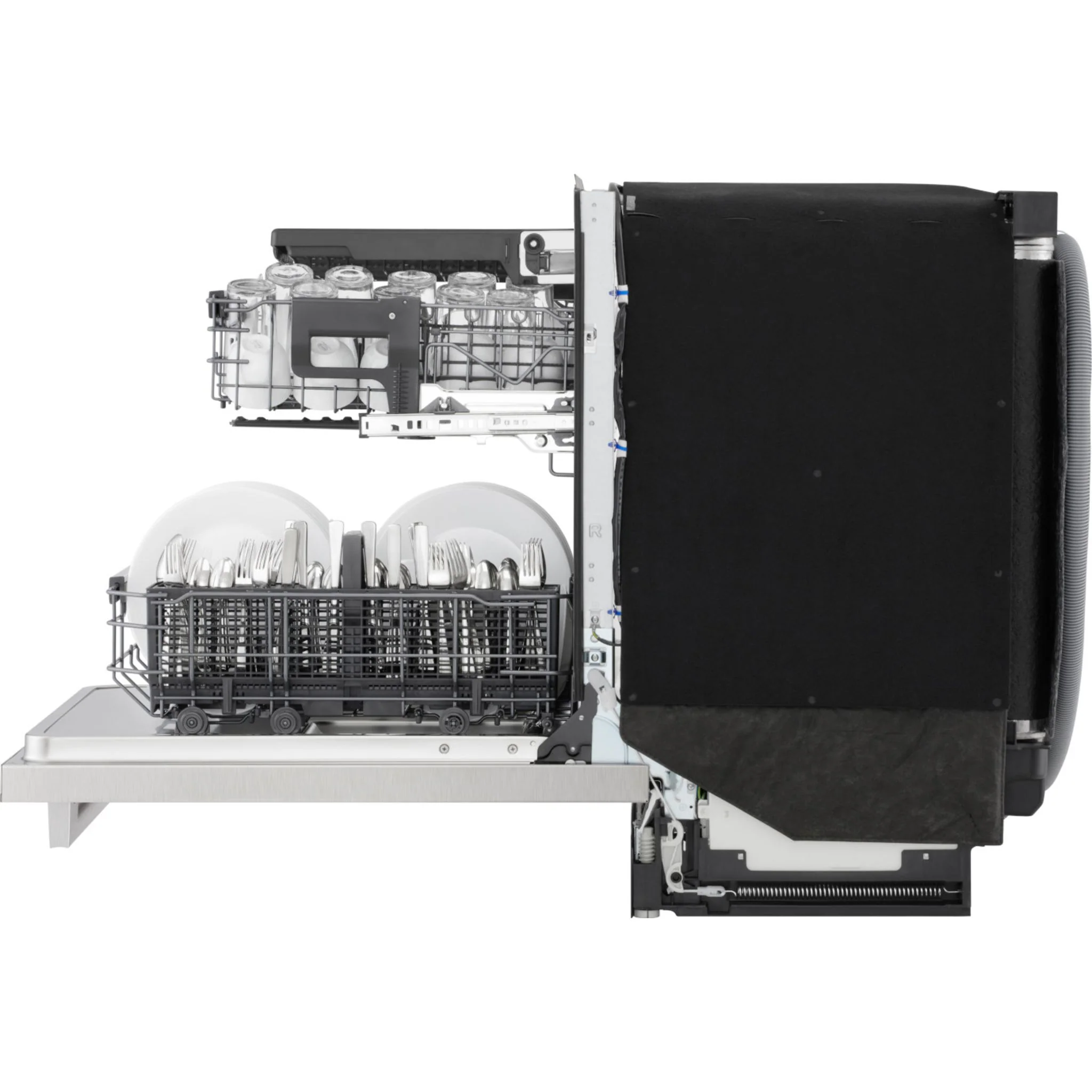LG FlushFit™ Top Control Dishwasher with 1-Hour Wash & Dry Cycle - Stainless Steel (LDNTH753S) - Image 16