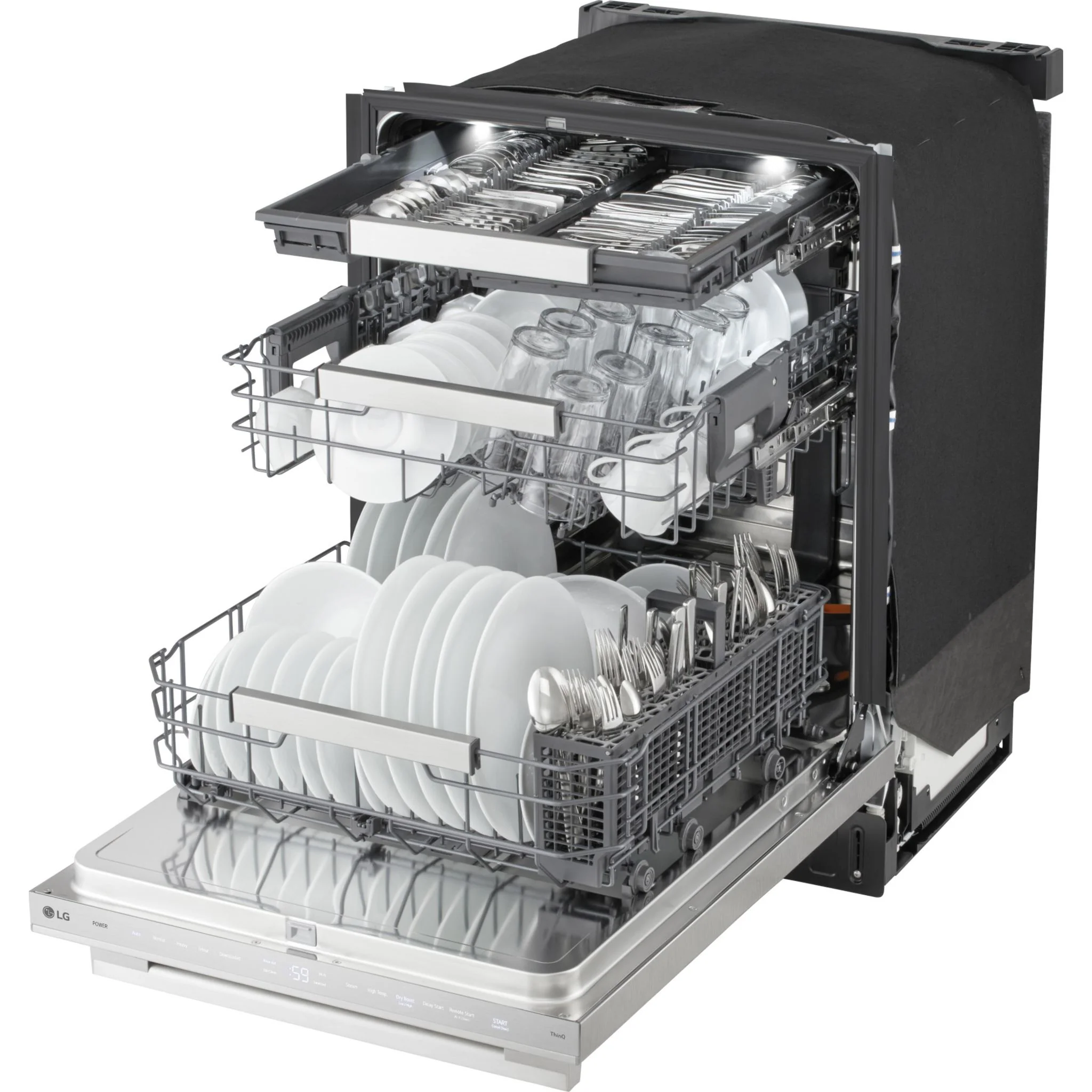 LG Dishwasher Stainless Steel (LDNTH862S) - Printprooftm stainless steel - Image 10