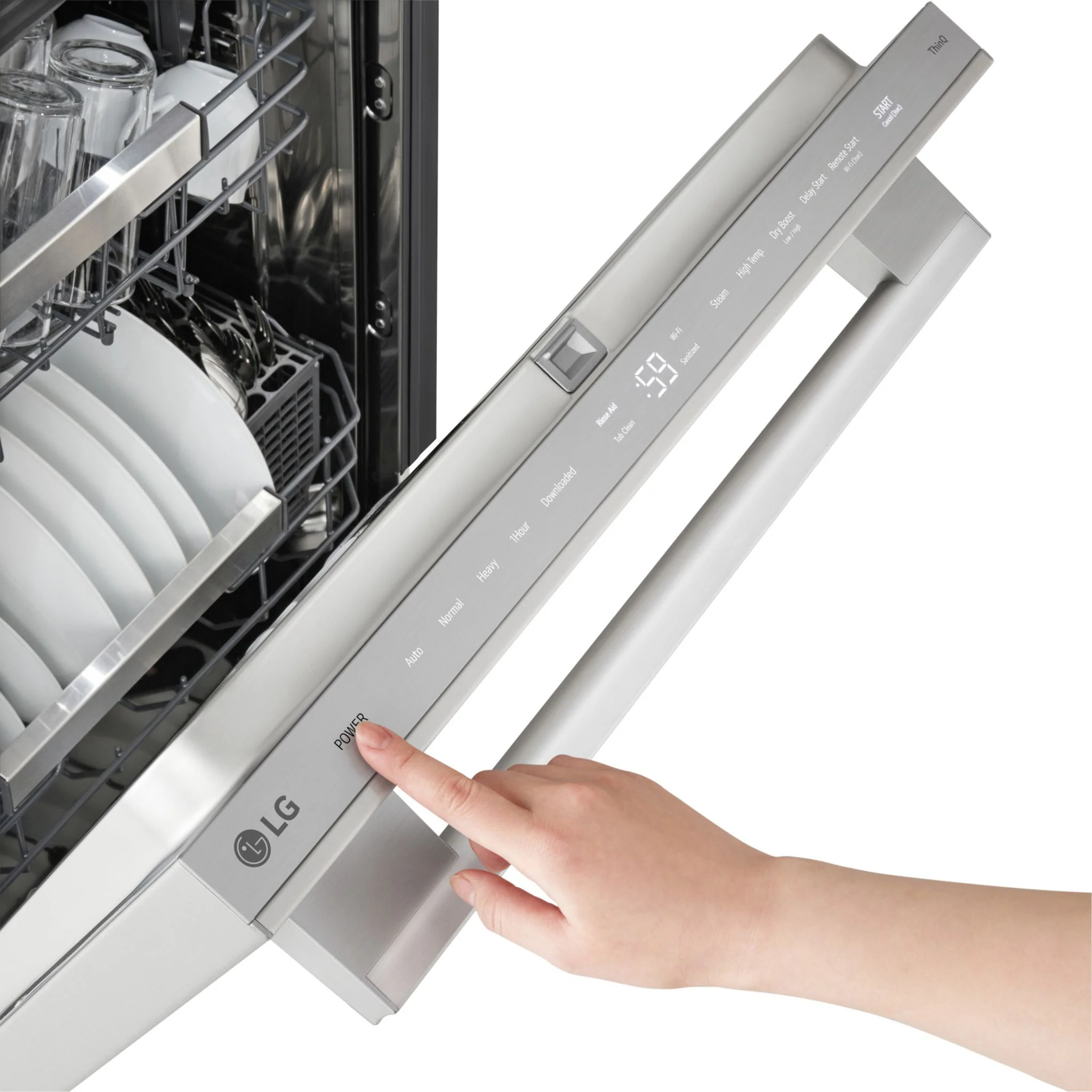 LG Dishwasher Stainless Steel (LDNTH862S) - Printprooftm stainless steel - Image 17