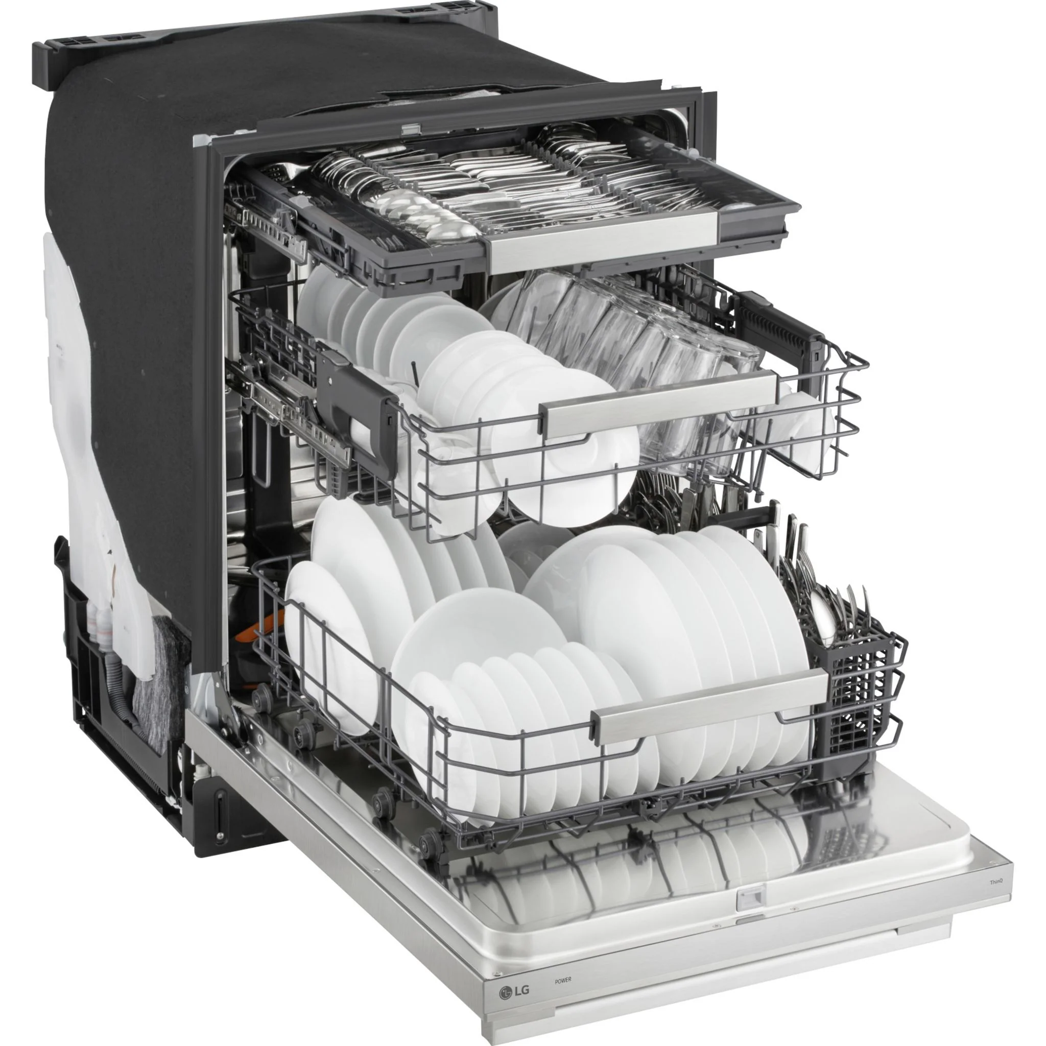 LG Dishwasher Stainless Steel (LDNTH862S) - Printprooftm stainless steel - Image 8