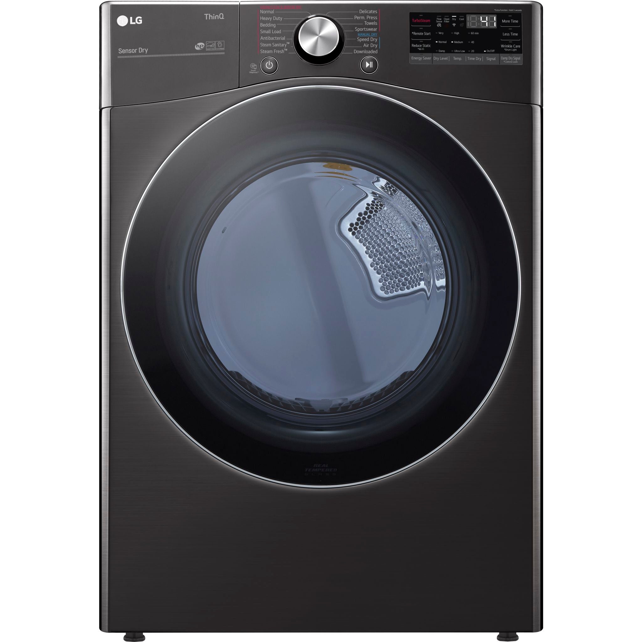 LG Dryer (DLGX4201B) - Black