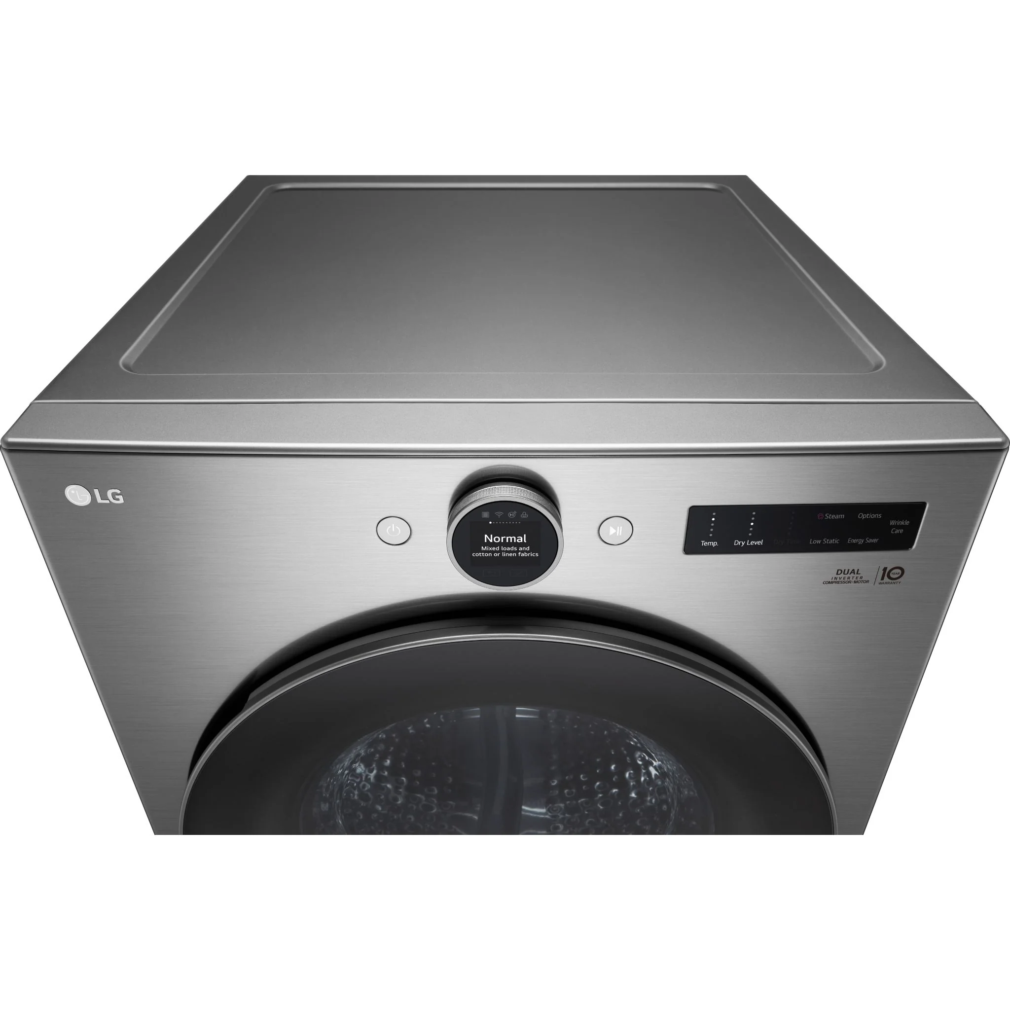 LG 7.8 cu.ft 6-Motion DirectDrive® Dryer with Heat Pump - Graphite Stee (DLHC5502V) - Image 7