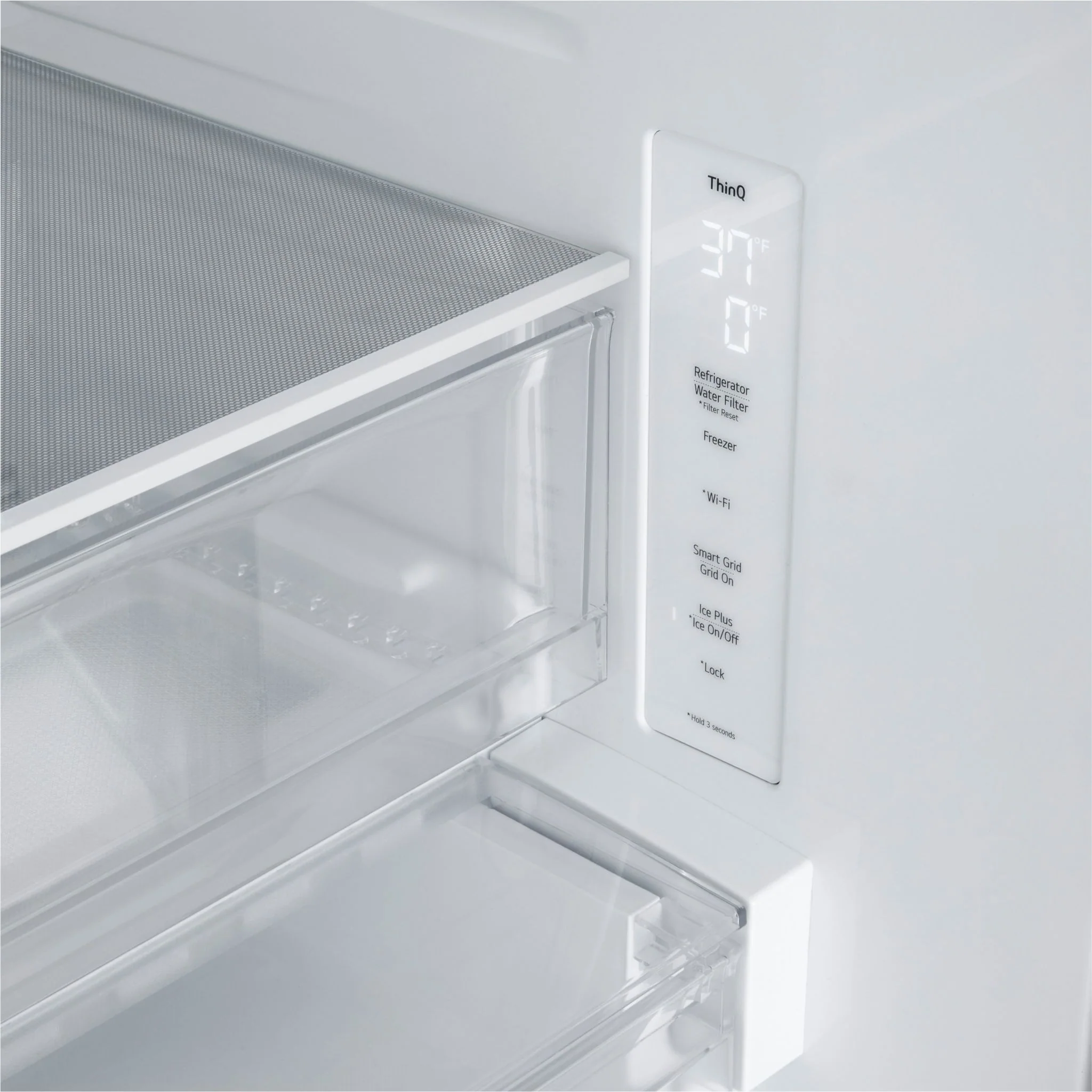LG French Door Fridge (LF25H6200S) - Print Proof Stainless Steel - Image 18