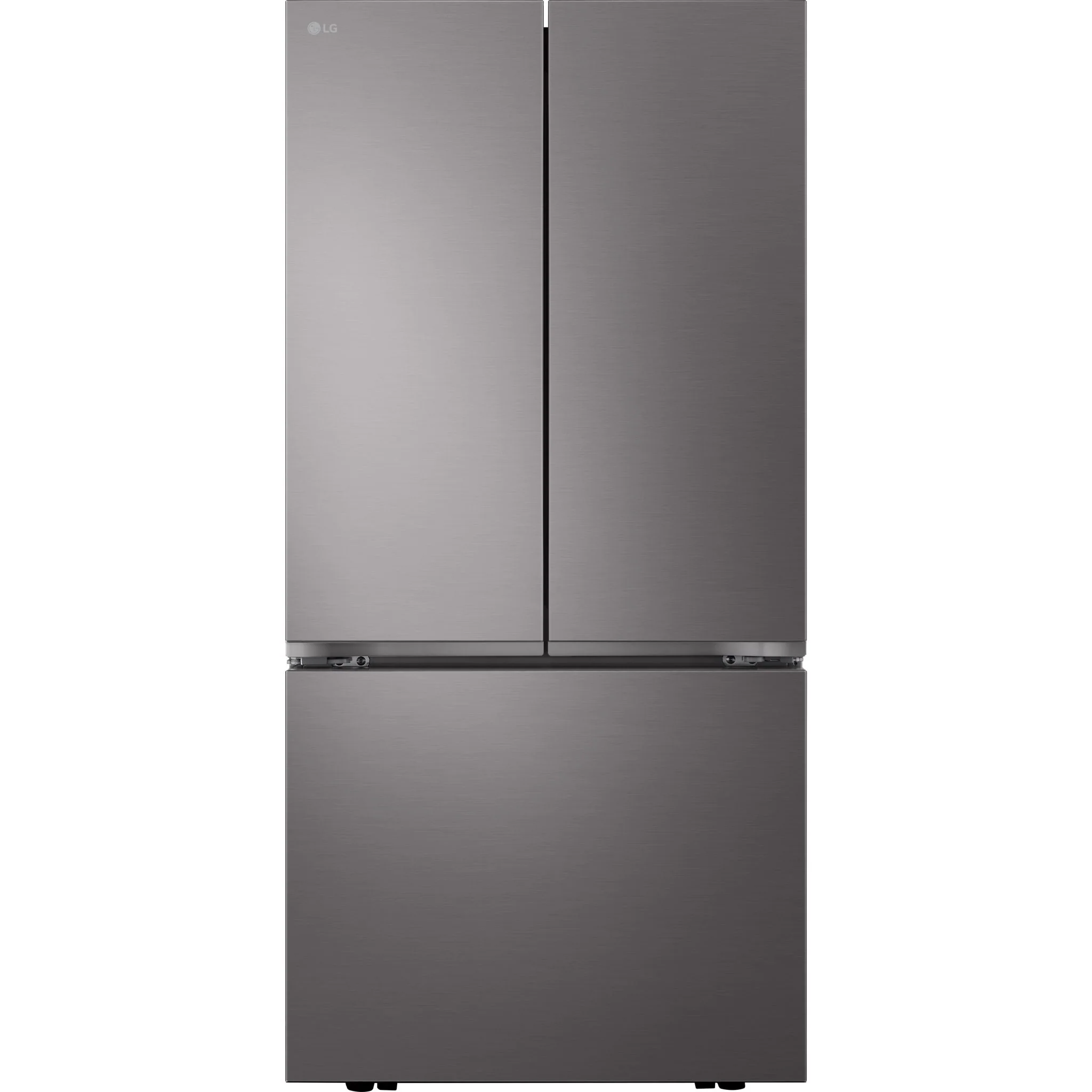 LG 25 cu. ft. French 3-Door Standard-Depth Refrigerator with Single Ice Maker - Black Stainless (LF25S6200D)