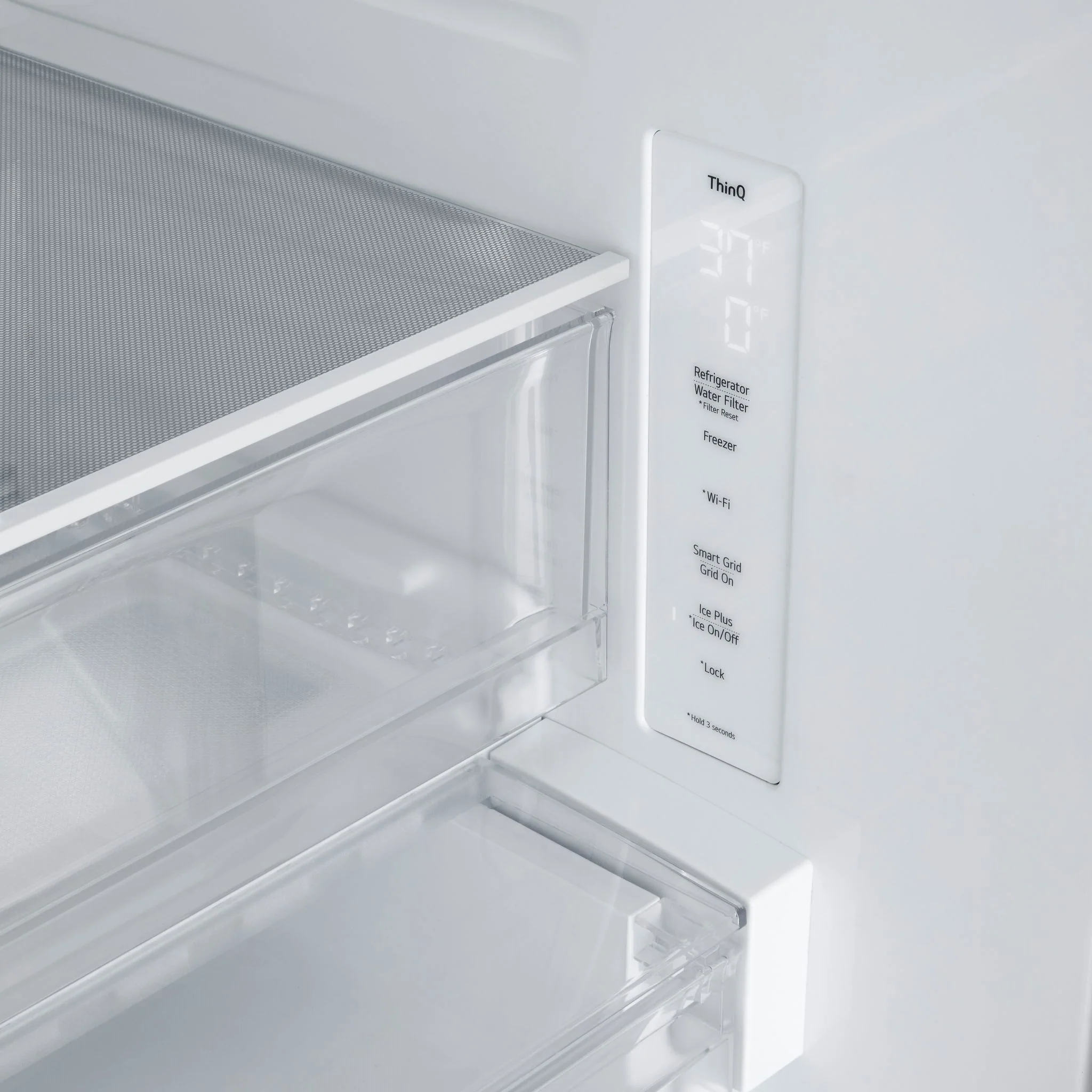 LG 25 cu. ft. French 3-Door Standard-Depth Refrigerator with Single Ice Maker - Black Stainless (LF25S6200D) - Image 8