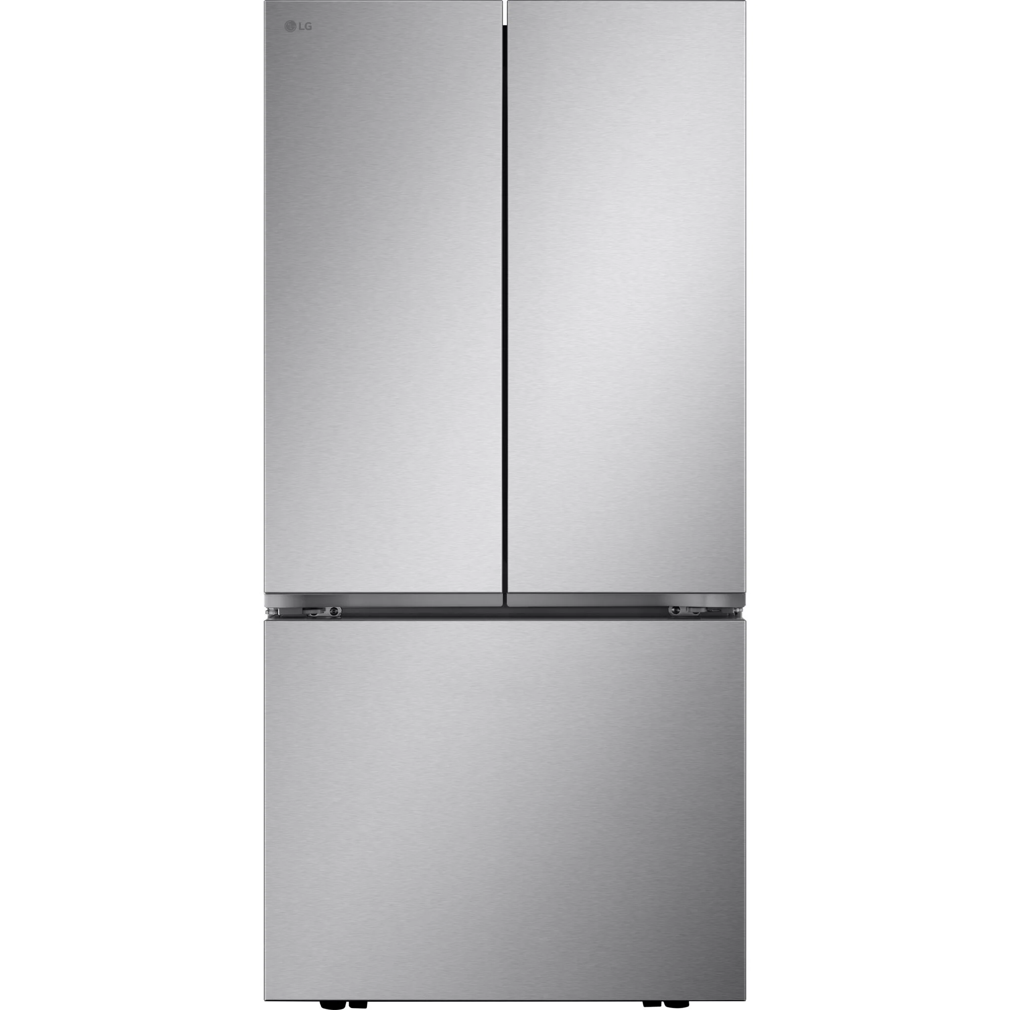 LG 25 cu. ft. French 3-Door Standard-Depth Refrigerator with Single Ice Maker - Stainless (LF25S6200S)