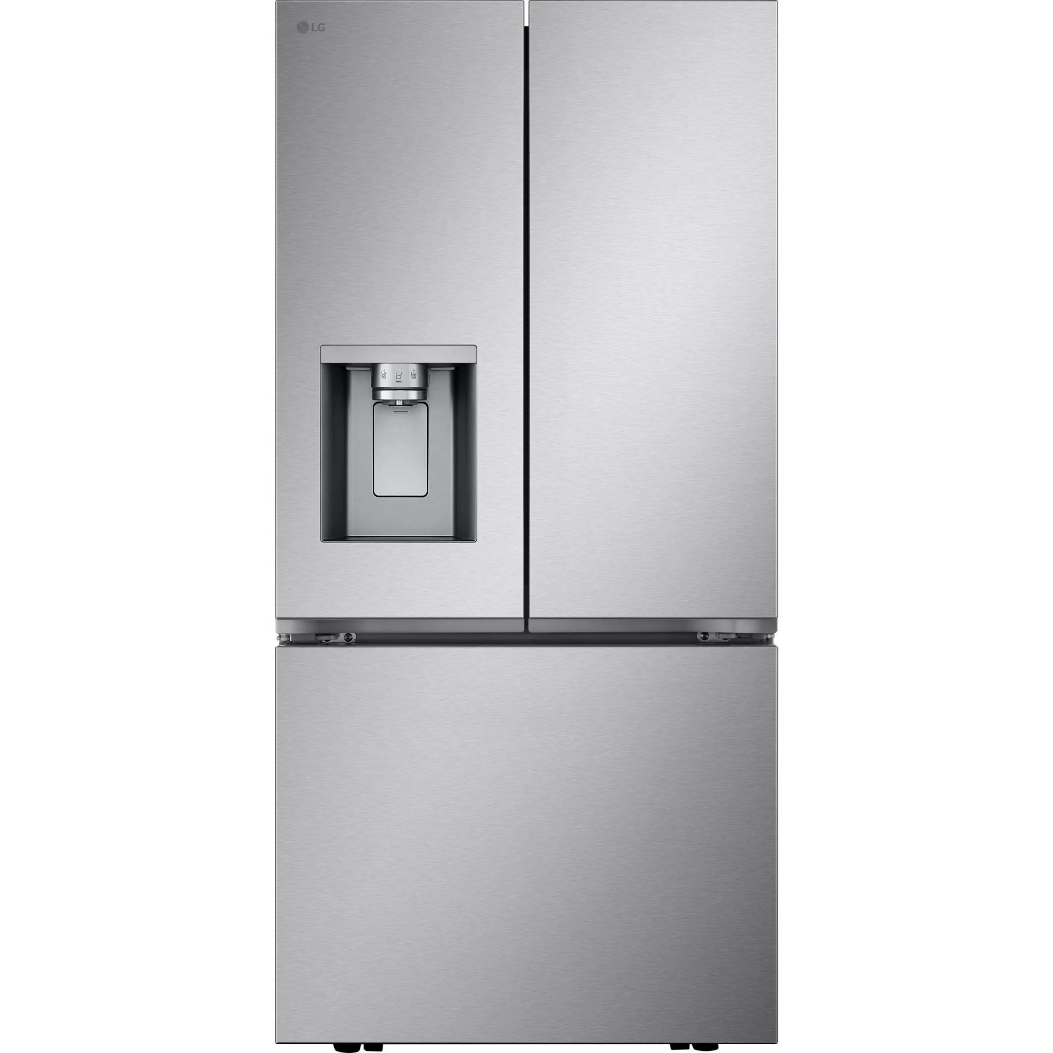 LG 25 cu. ft. French 3-Door Standard-Depth Refrigerator with Dual Ice Makers - Stainless (LF25S6330S)