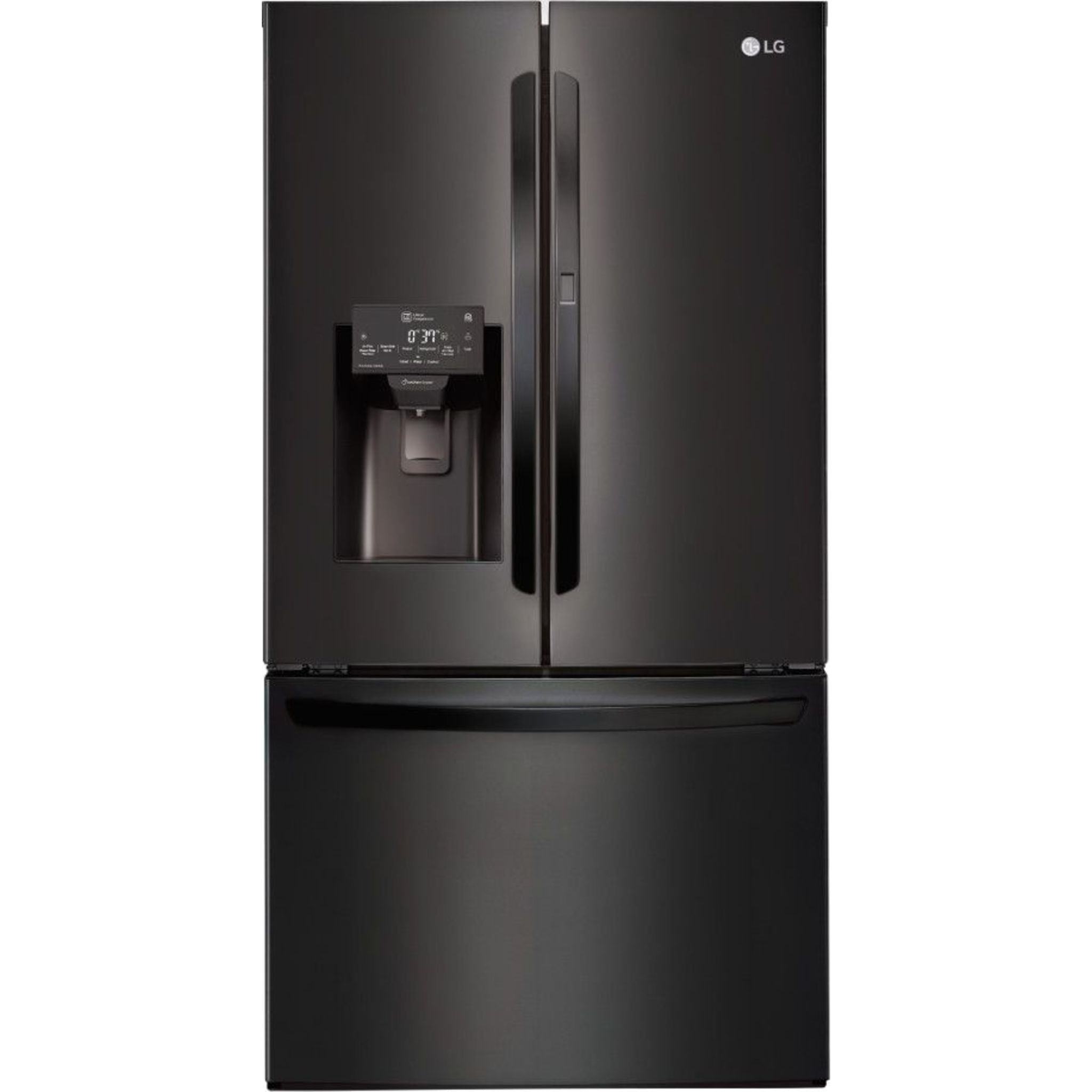 LG French Door Fridge (LFXS28566M) - Black Stainless