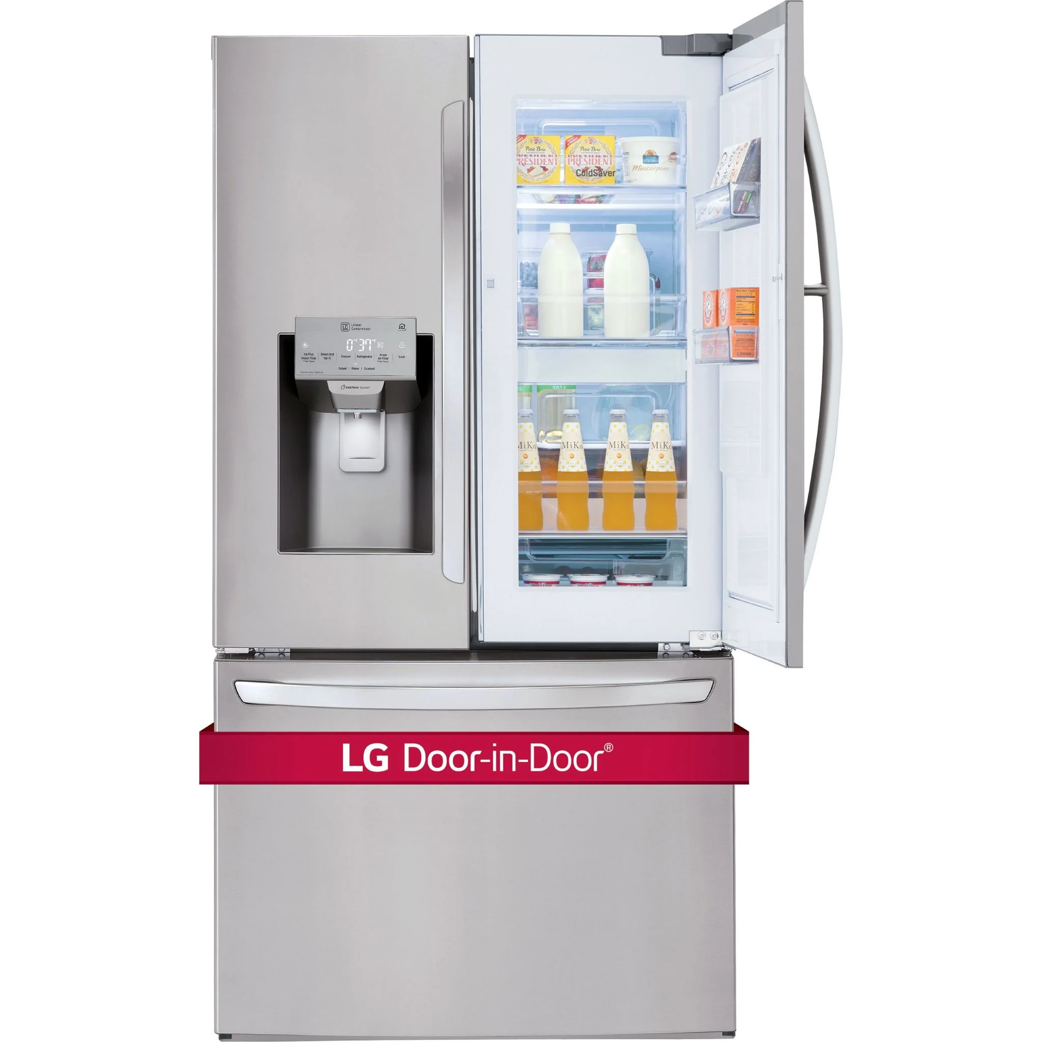 LG French Door Fridge (LFXS28566S) - Stainless Steel - Image 2