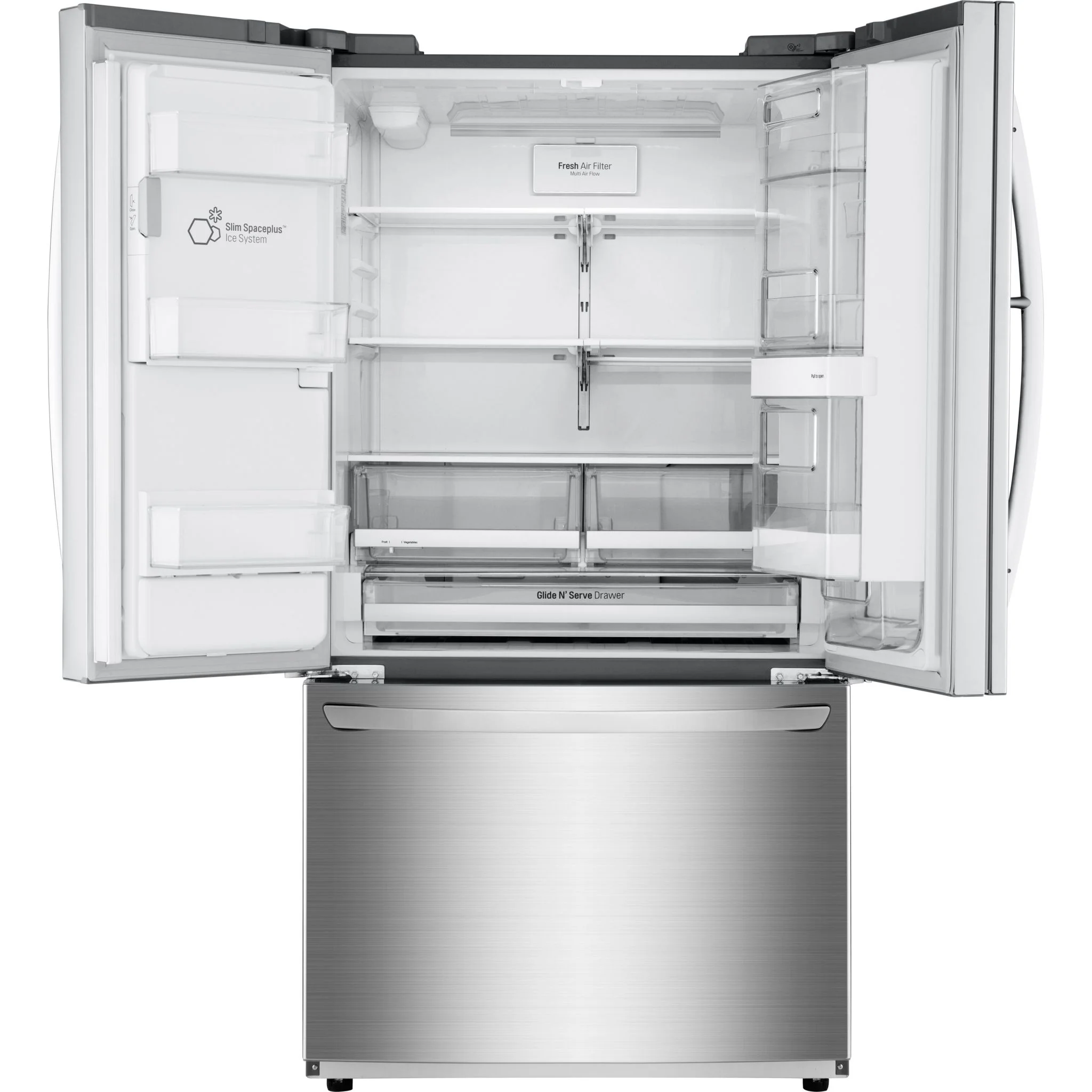 LG French Door Fridge (LFXS28566S) - Stainless Steel - Image 3