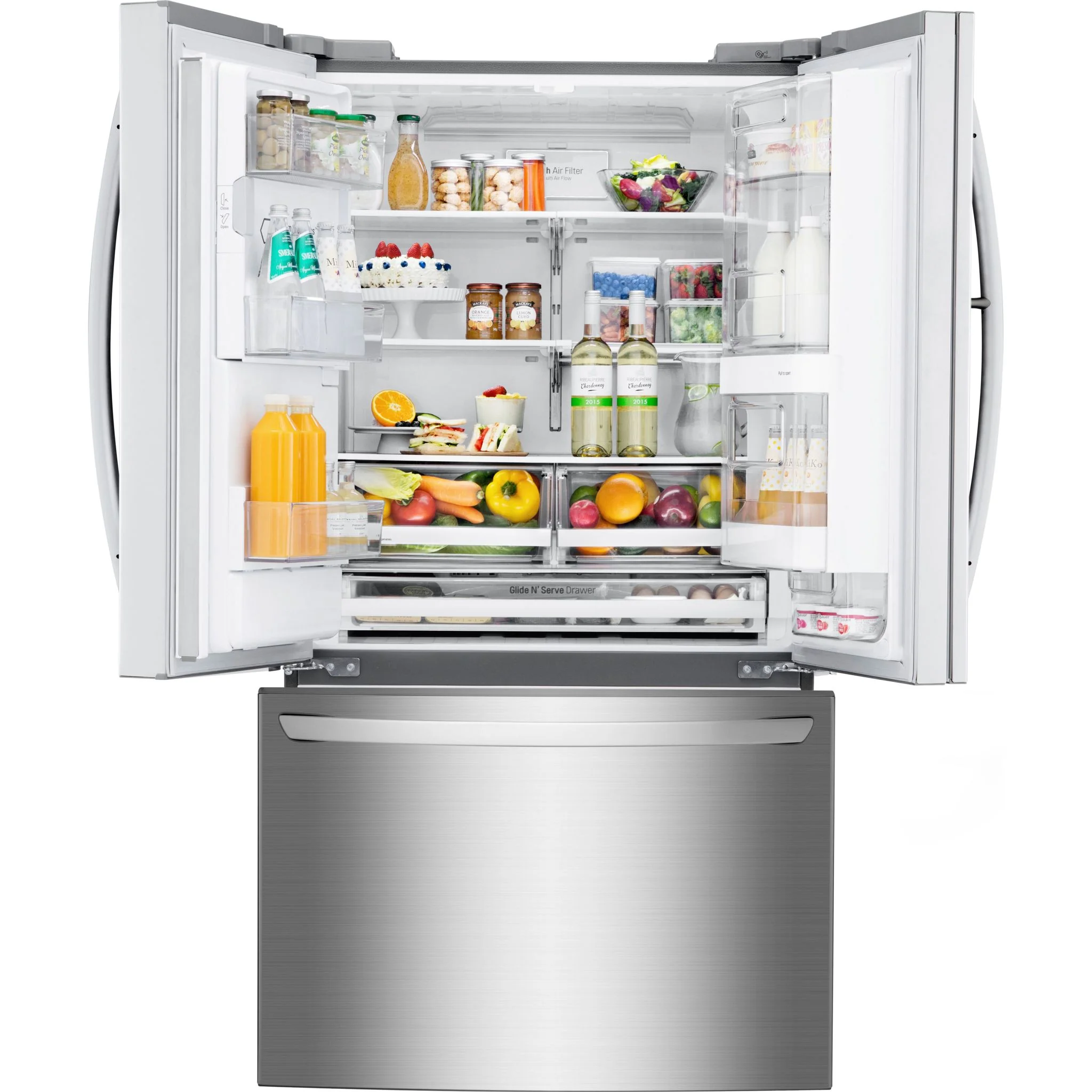 LG French Door Fridge (LFXS28566S) - Stainless Steel - Image 4