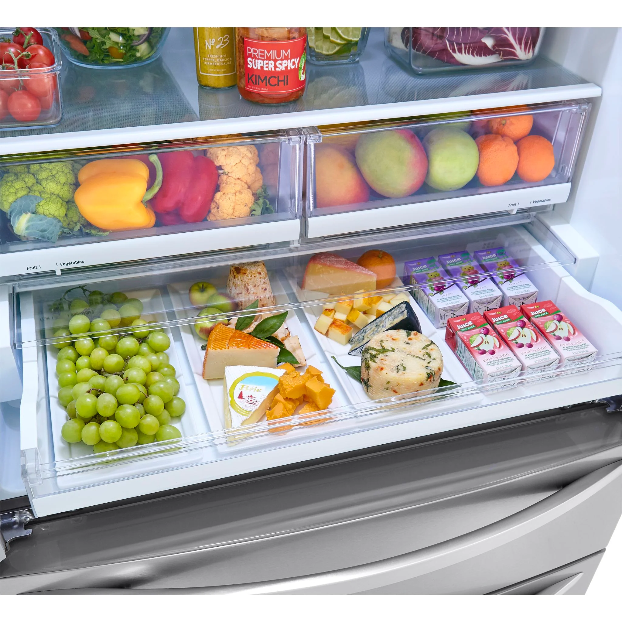 LG French Door Fridge (LMWC23626S) - Stainless Steel - Image 14