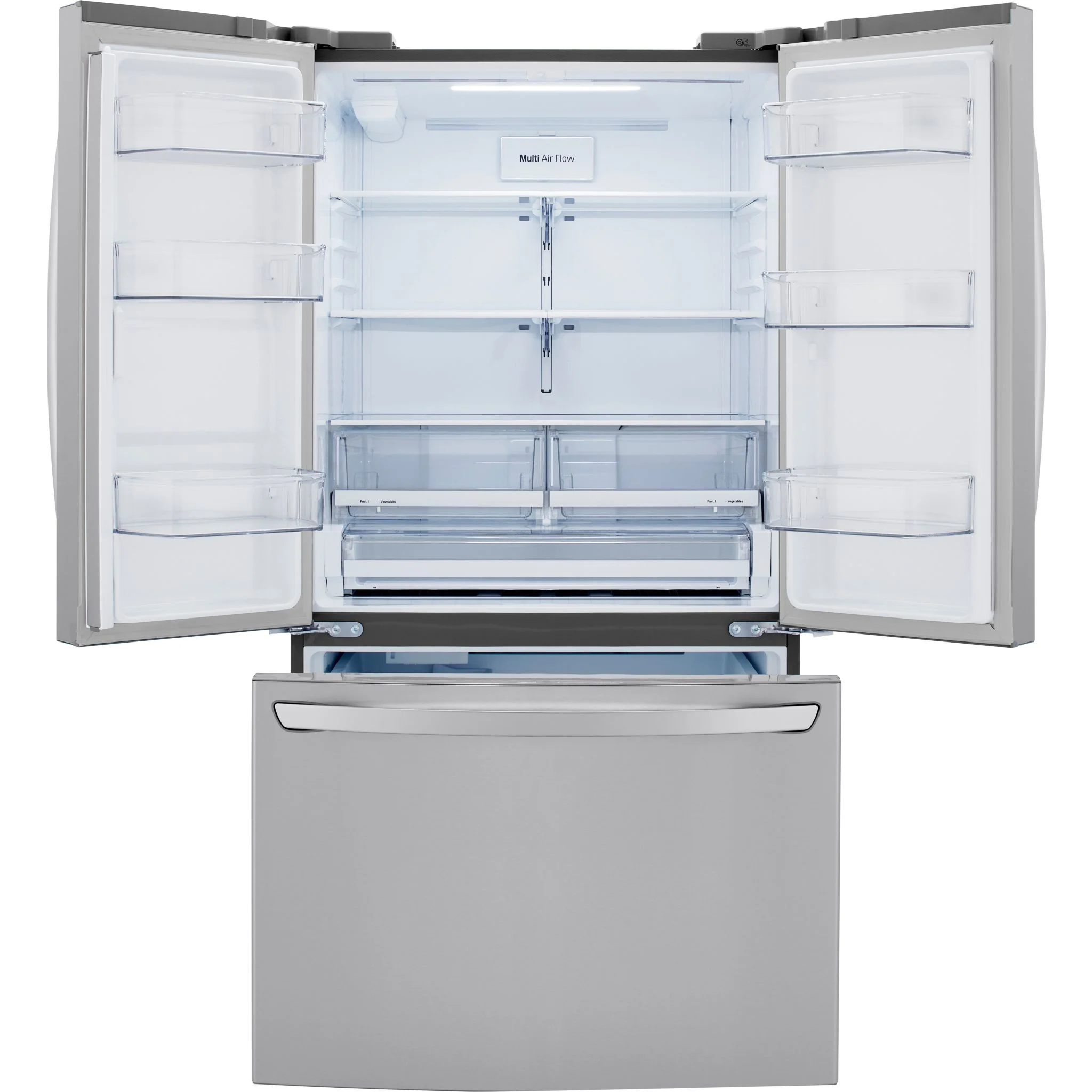 LG French Door Fridge (LRFCS29D6S) - Stainless Steel - Image 4