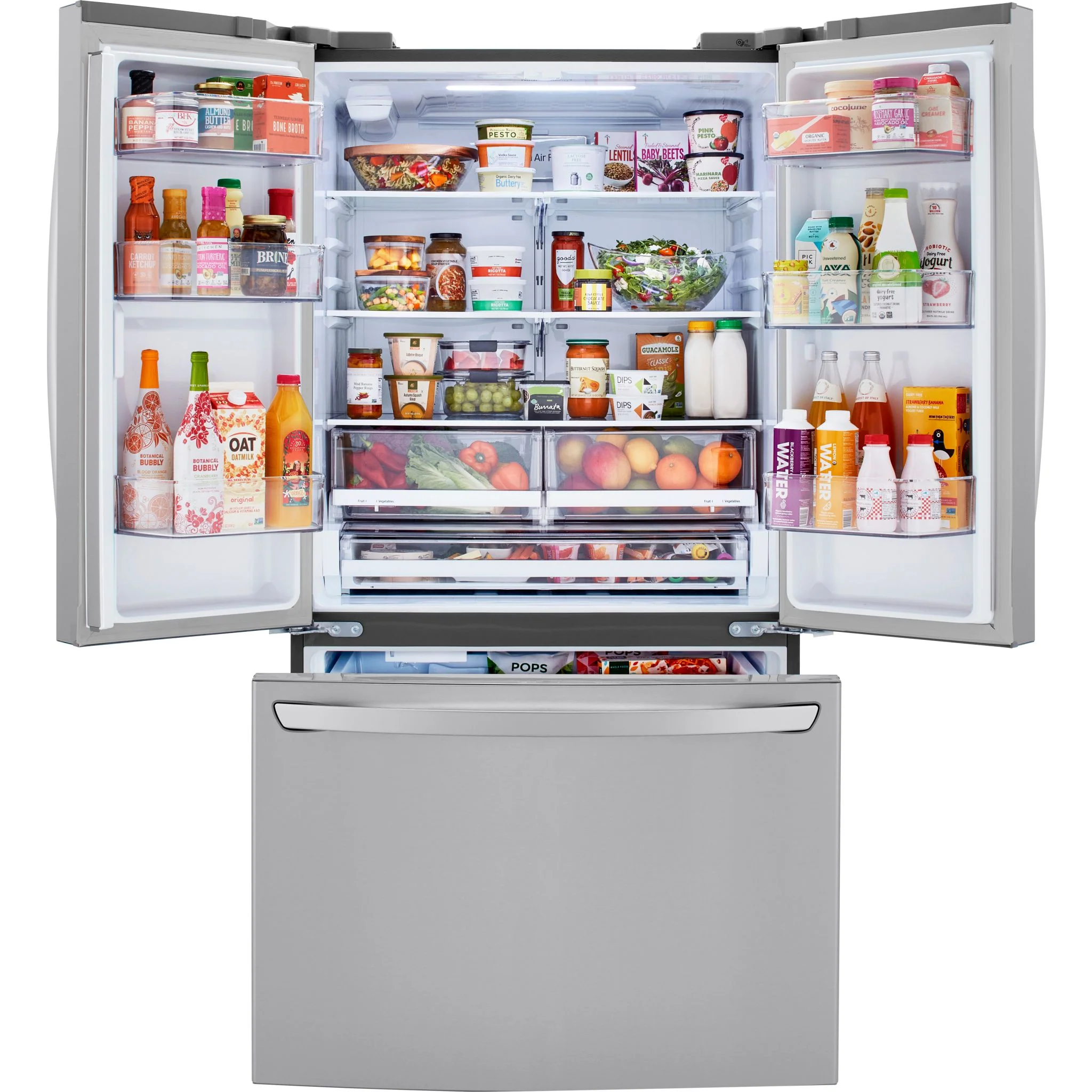 LG French Door Fridge (LRFCS29D6S) - Stainless Steel - Image 9