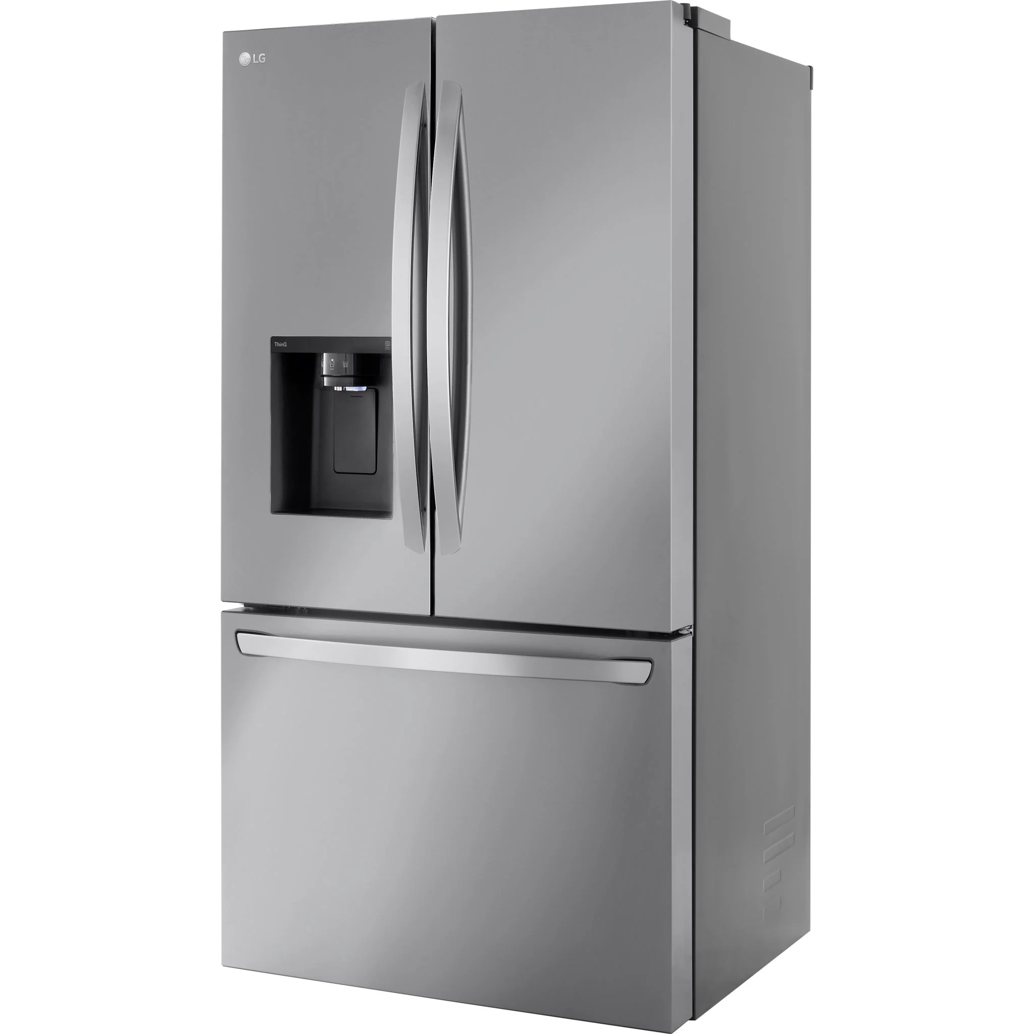 LG 31 cu. ft. Smart Standard-Depth MAX™ French Door Refrigerator with Dual Ice - Stainless (LRFXS3106S) - Image 3