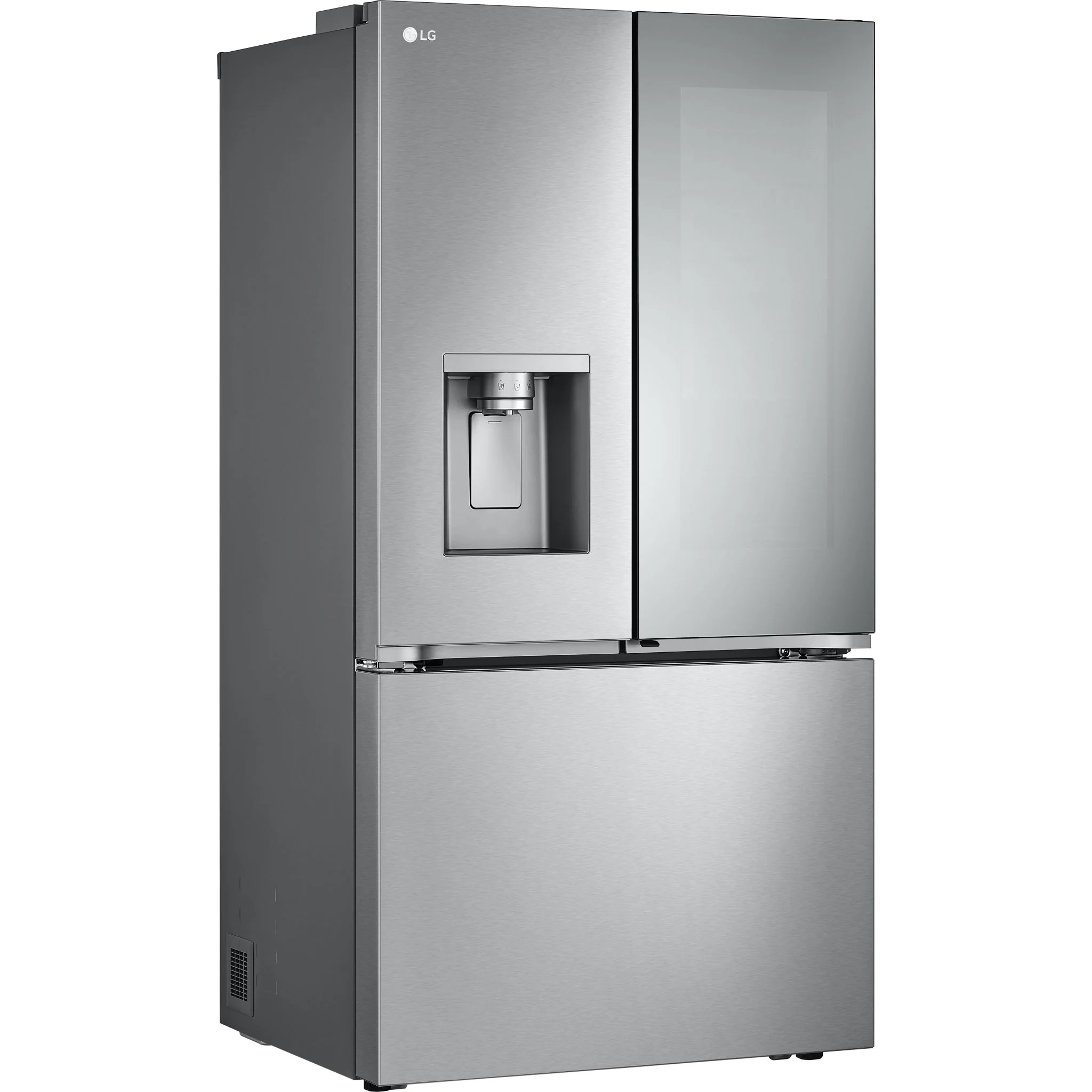 LG 31 cu. ft. Smart Standard-Depth MAX™ French Door Refrigerator with Four Types of Ice and Mirror InstaView - Stainless (LRYKS3106S) - Image 11