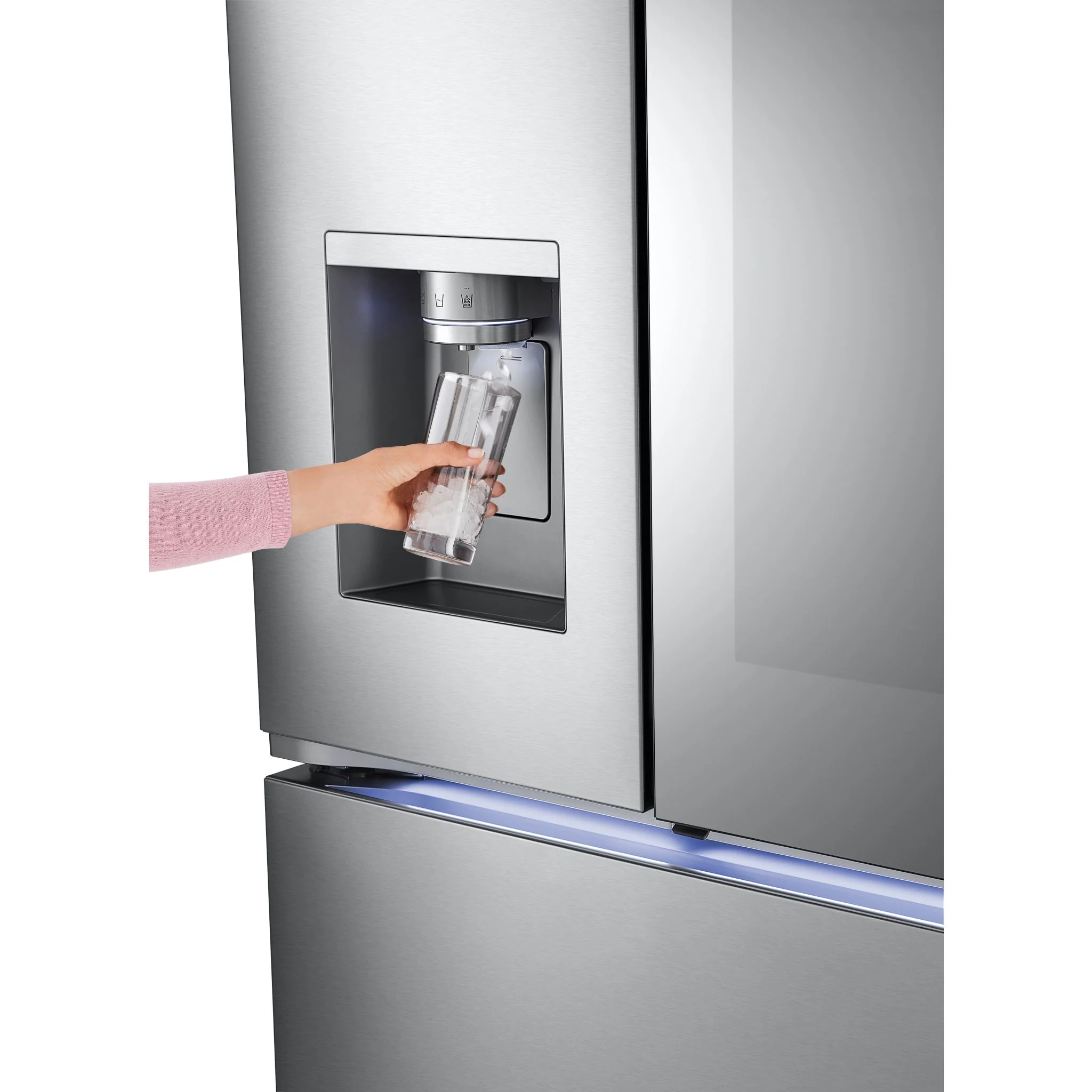 LG 31 cu. ft. Smart Standard-Depth MAX™ French Door Refrigerator with Four Types of Ice and Mirror InstaView - Stainless (LRYKS3106S) - Image 17