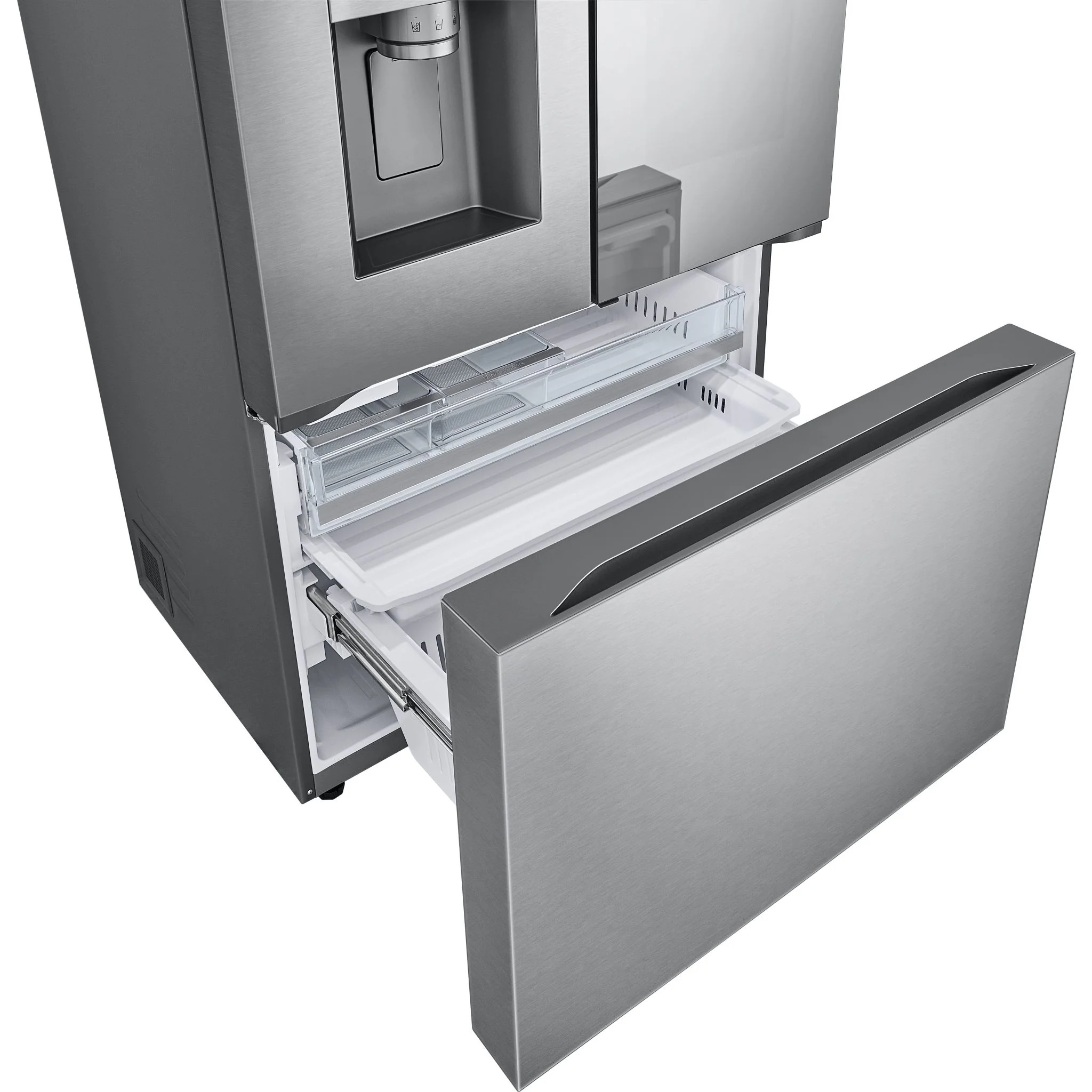 LG 31 cu. ft. Smart Standard-Depth MAX™ French Door Refrigerator with Four Types of Ice and Mirror InstaView - Stainless (LRYKS3106S) - Image 23