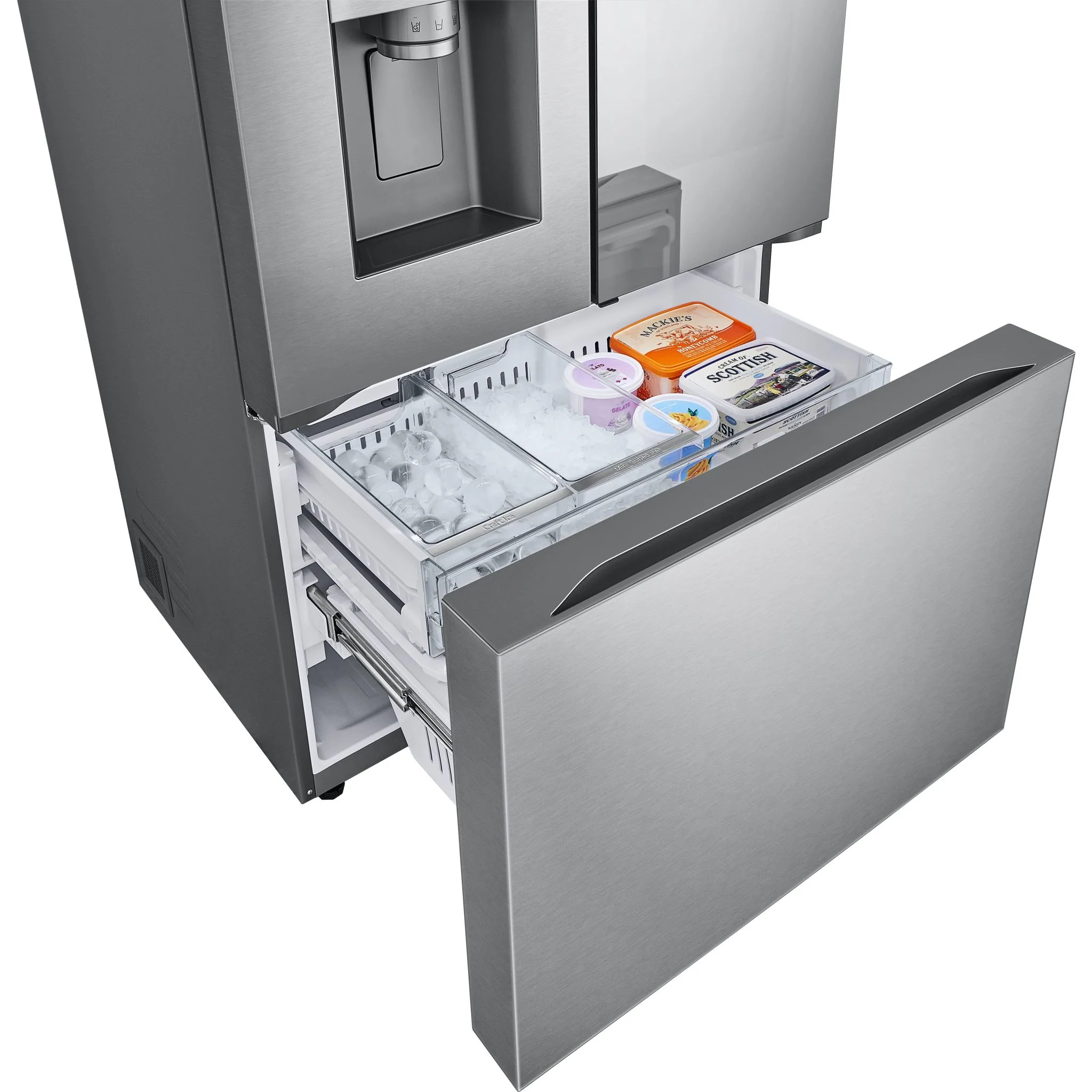LG 31 cu. ft. Smart Standard-Depth MAX™ French Door Refrigerator with Four Types of Ice and Mirror InstaView - Stainless (LRYKS3106S) - Image 26