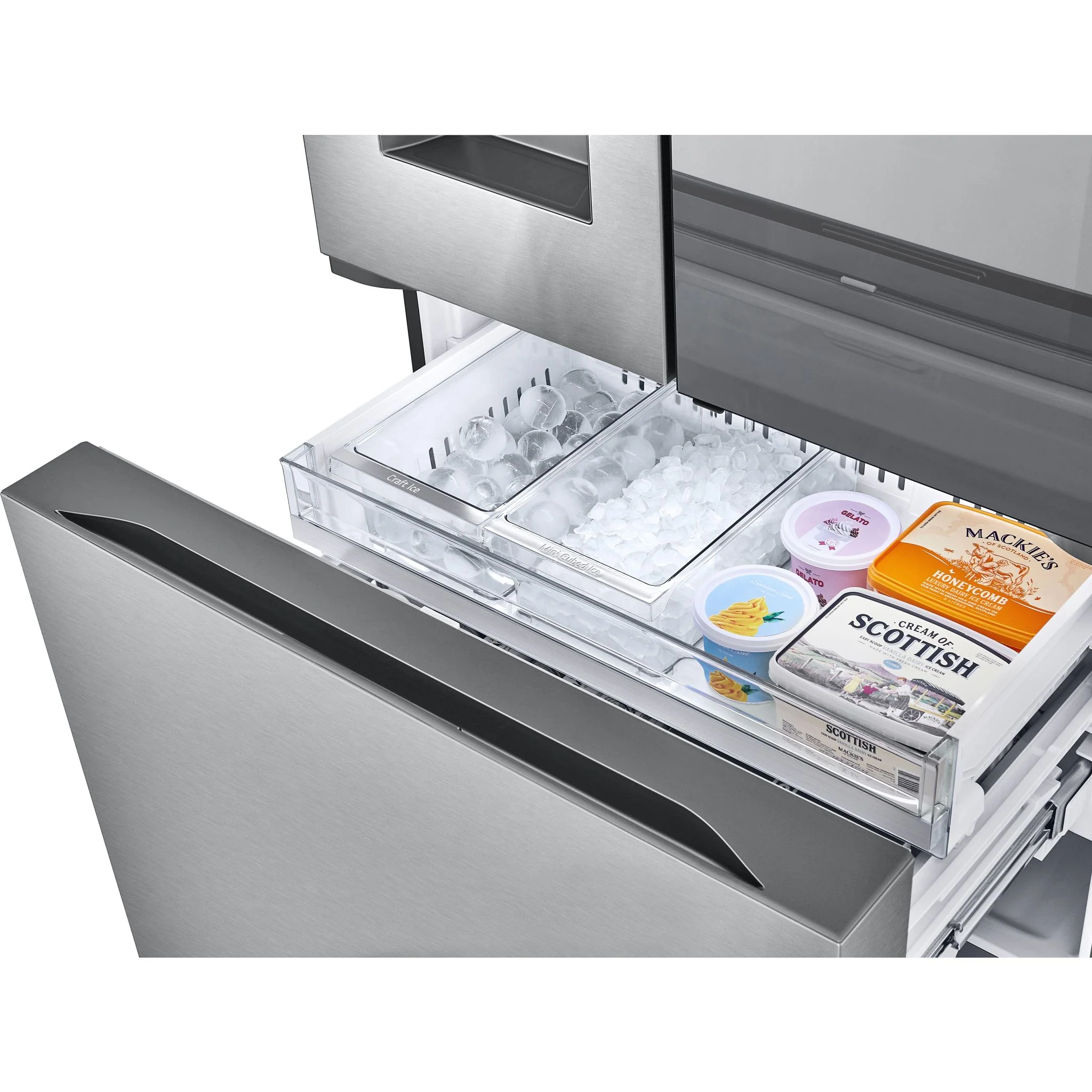 LG 31 cu. ft. Smart Standard-Depth MAX™ French Door Refrigerator with Four Types of Ice and Mirror InstaView - Stainless (LRYKS3106S) - Image 30