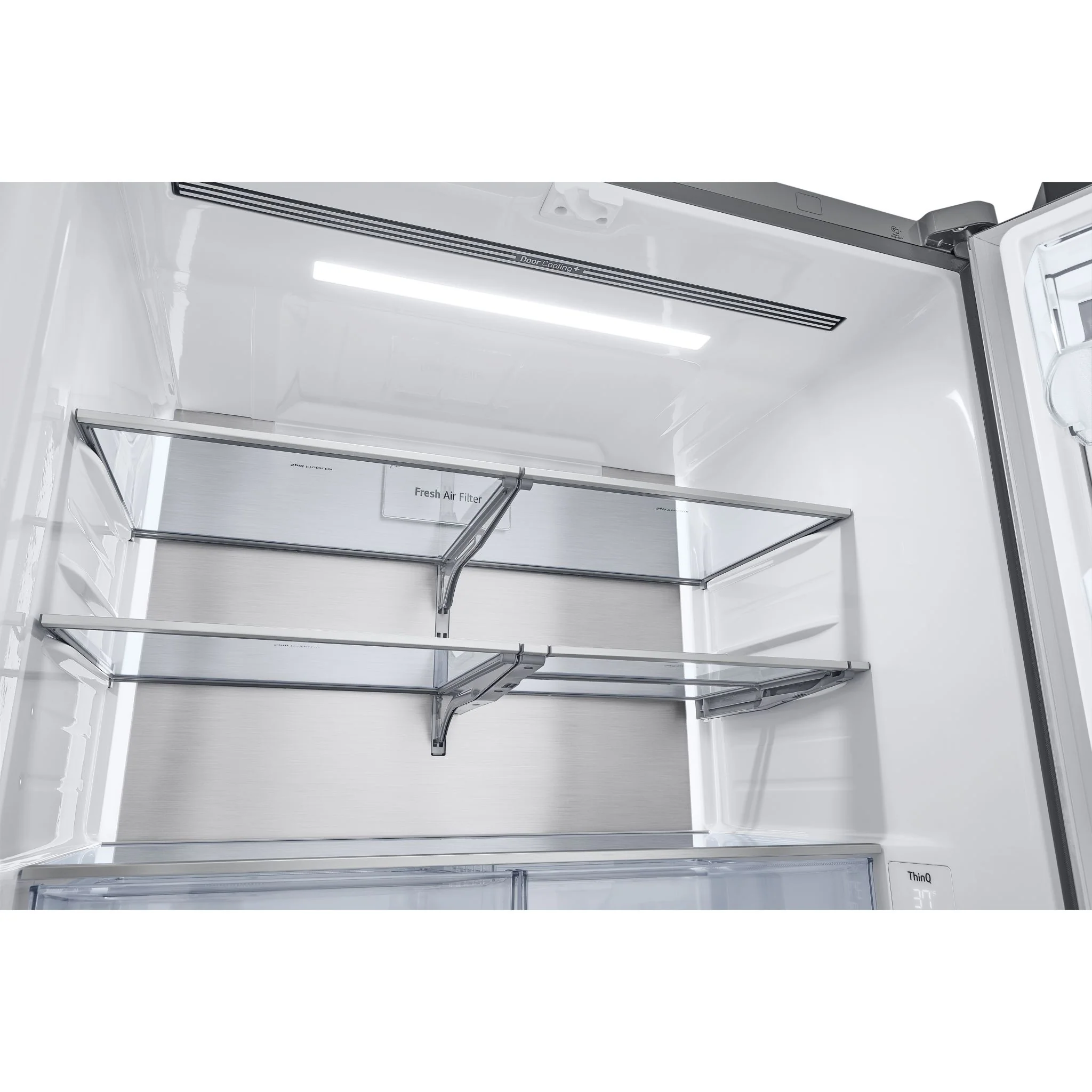 LG 31 cu. ft. Smart Standard-Depth MAX™ French Door Refrigerator with Four Types of Ice and Mirror InstaView - Stainless (LRYKS3106S) - Image 45