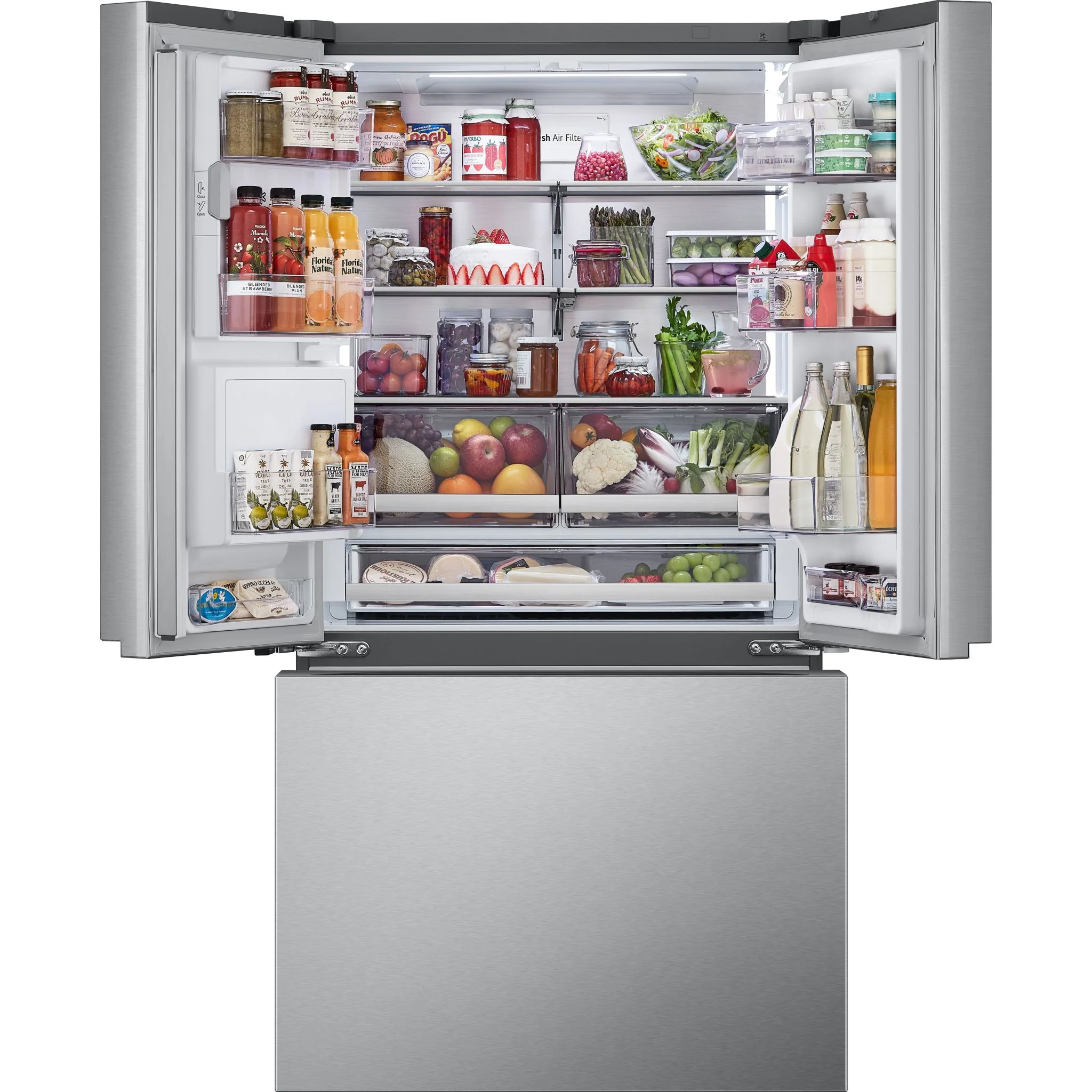 LG 31 cu. ft. Smart Standard-Depth MAX™ French Door Refrigerator with Four Types of Ice - Stainless (LRYXS3106S) - Image 20
