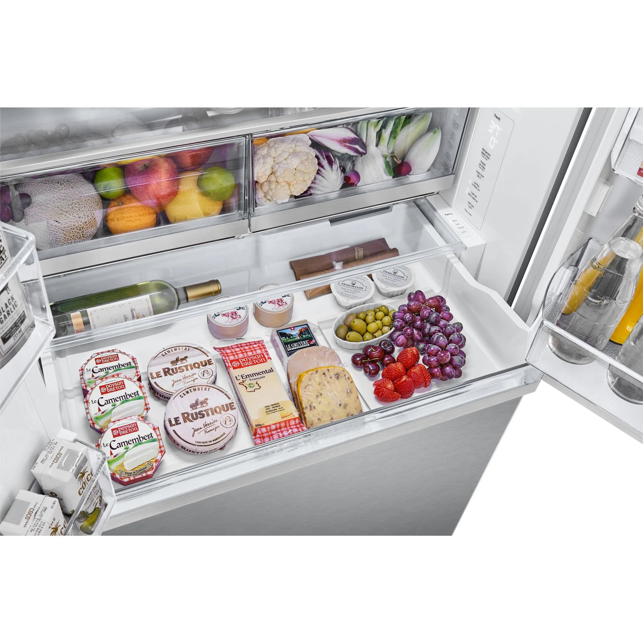 LG 31 cu. ft. Smart Standard-Depth MAX™ French Door Refrigerator with Four Types of Ice - Stainless (LRYXS3106S) - Image 29