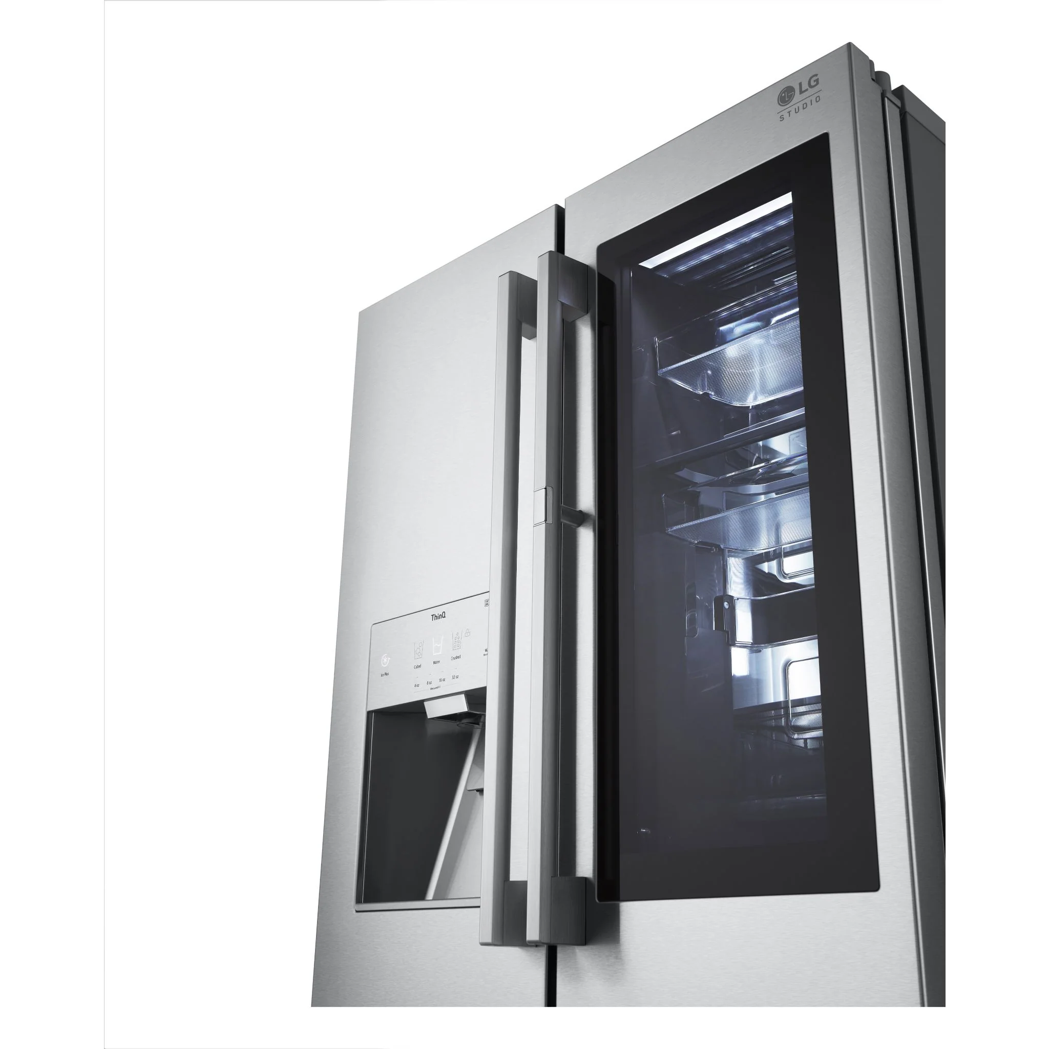 LG STUDIO French Door Fridge (SRFVC2416S) - Stainless Steel - Image 10