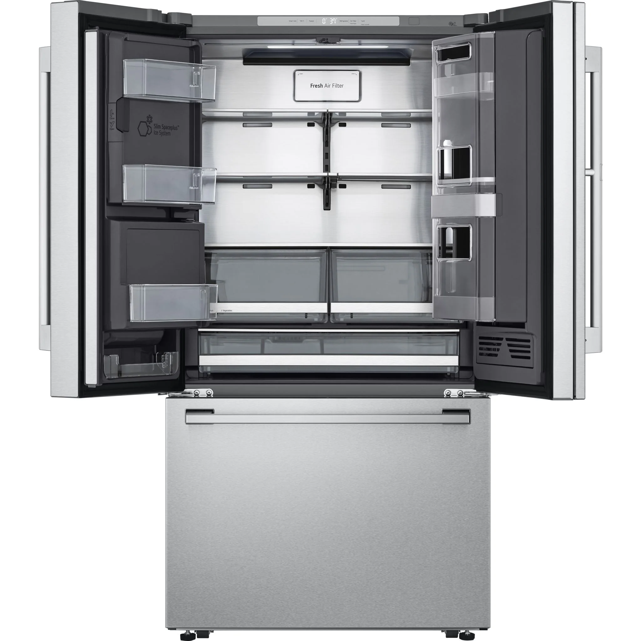 LG STUDIO French Door Fridge (SRFVC2416S) - Stainless Steel - Image 11