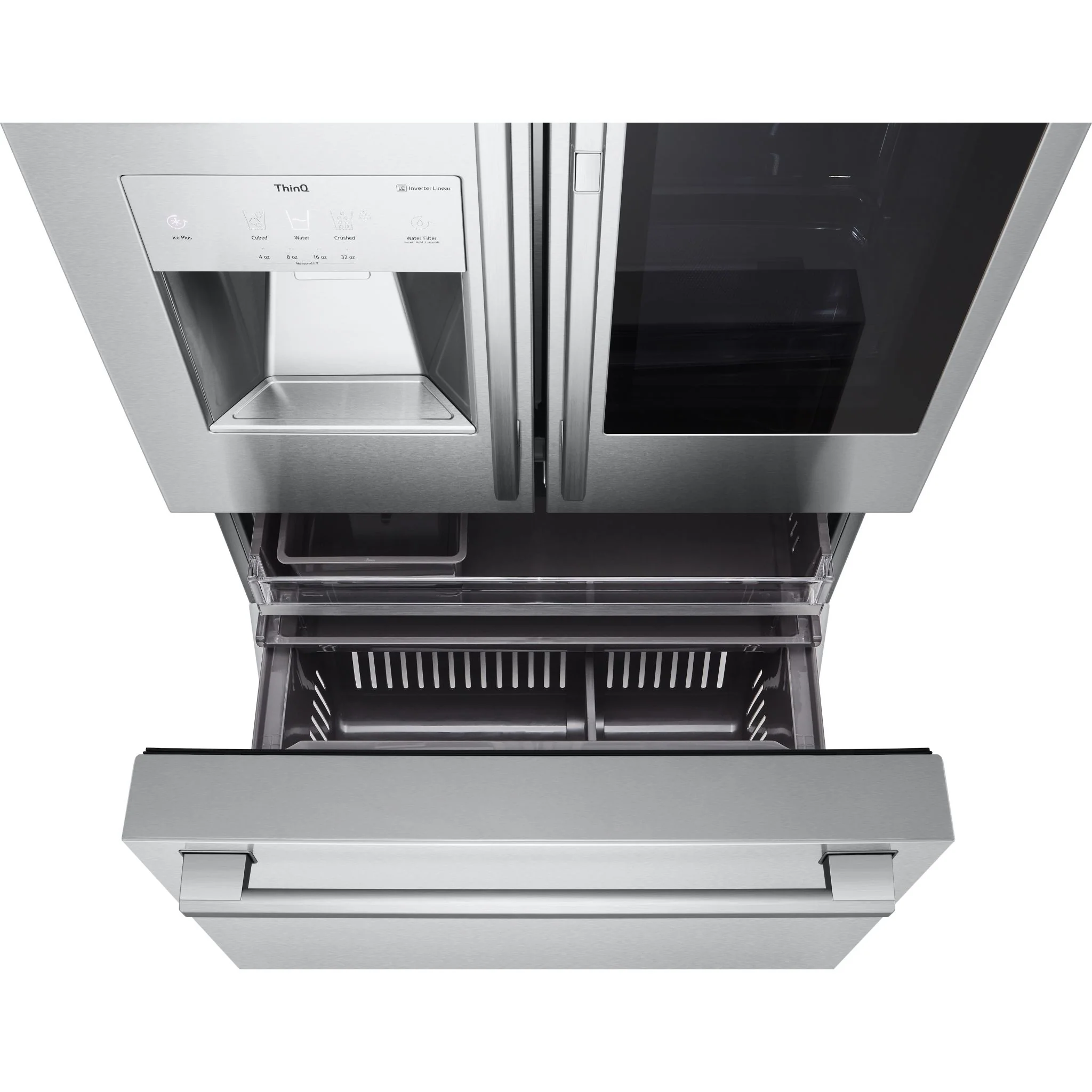 LG STUDIO French Door Fridge (SRFVC2416S) - Stainless Steel - Image 13